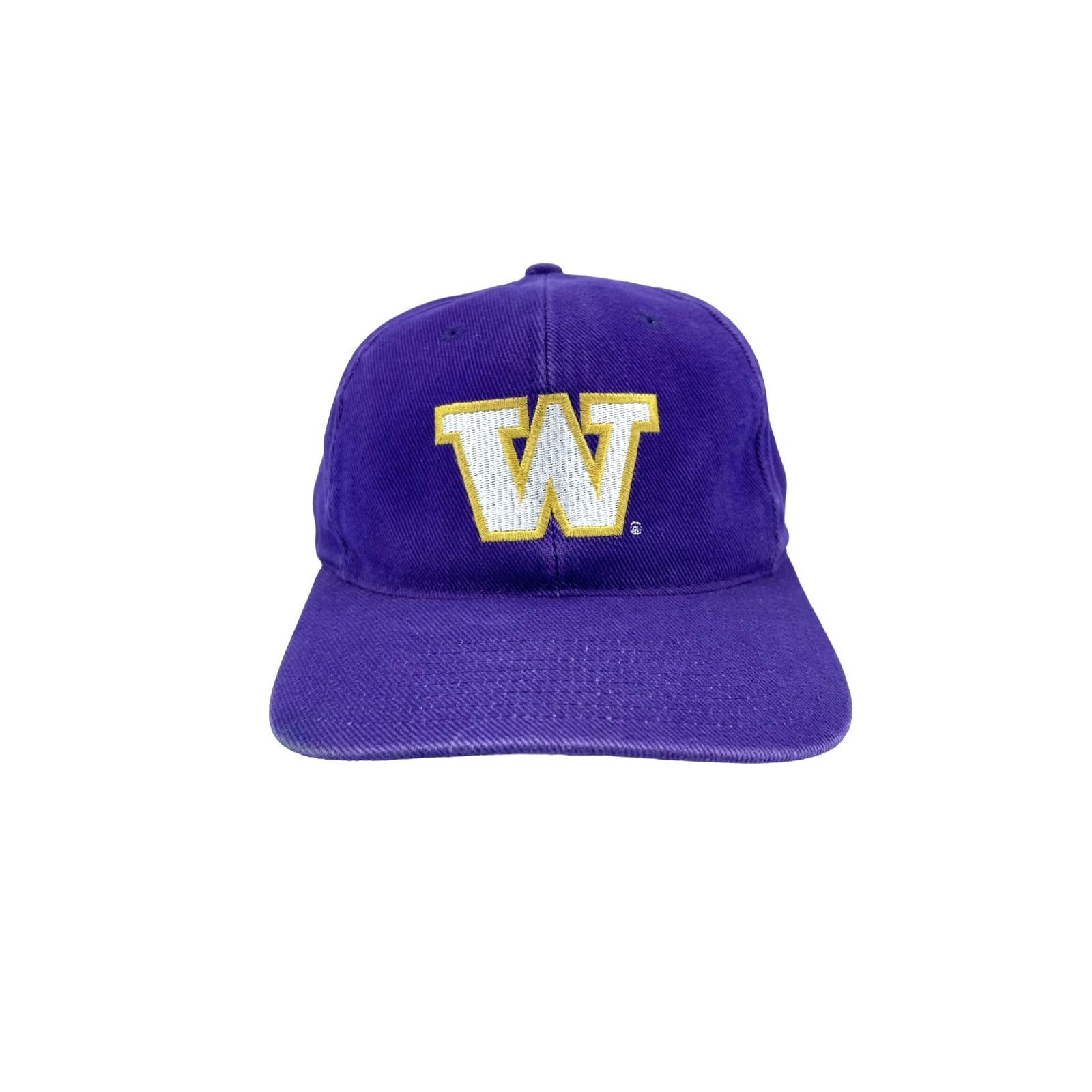 Nike × Vintage Vintage 1990's Nike Washington Huskies Snapback Hat Size ONE SIZE - 1 Thumbnail