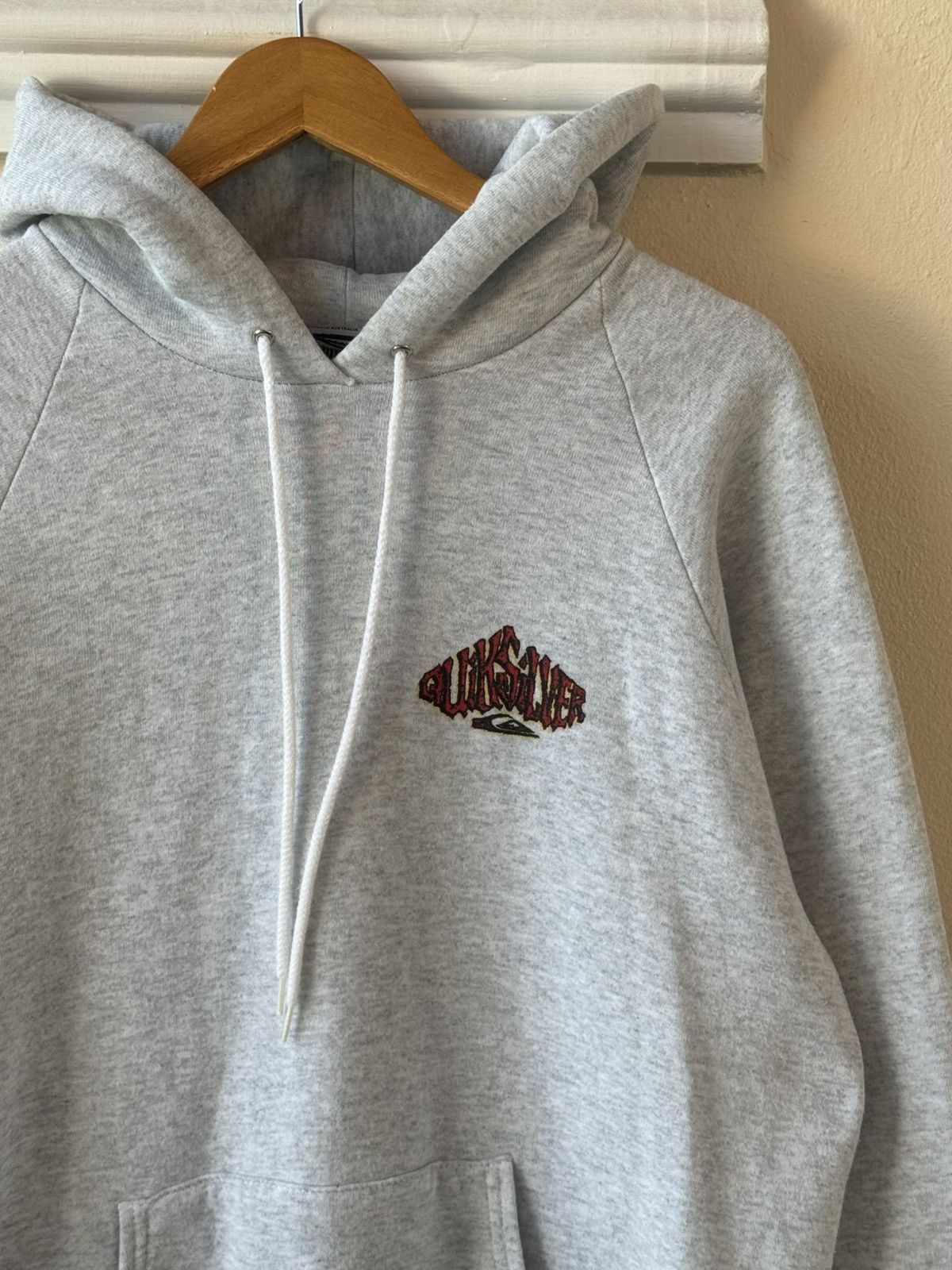 Quiksilver Vintage 90s Quiksilver Surf hoodie Grey Size US S / EU 44-46 / 1 - 3 Thumbnail