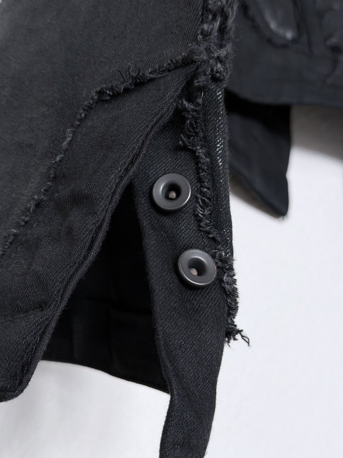 Julius Waxed Distressed Denim Jacket 817BLM2