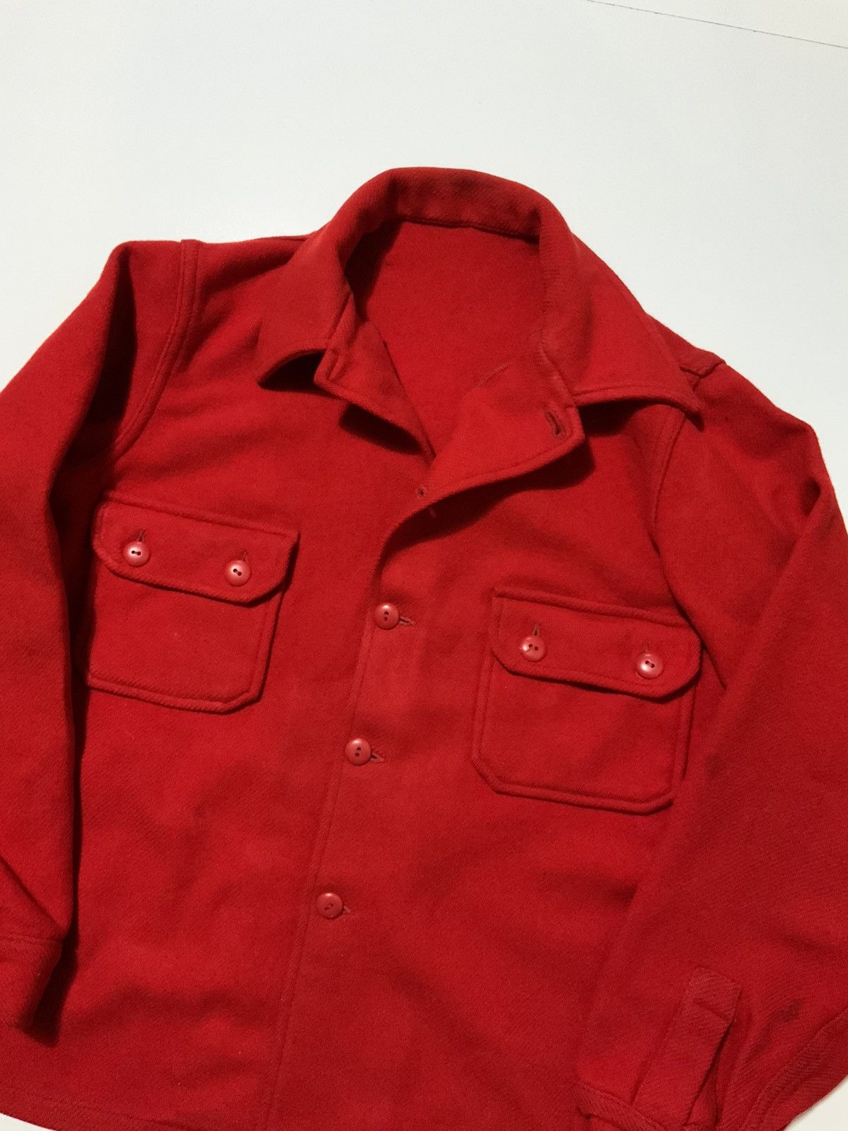 Vintage Vintage BSA Boy Scouts Wool Uniform Shacket Shirt Jacket Size US S / EU 44-46 / 1 - 3 Thumbnail
