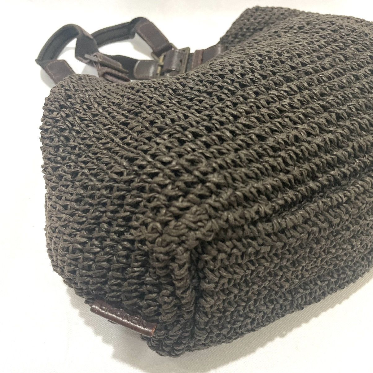 Lauren Ralph Lauren Vintage Brown Woven Tote Bag Size ONE SIZE - 18 Thumbnail