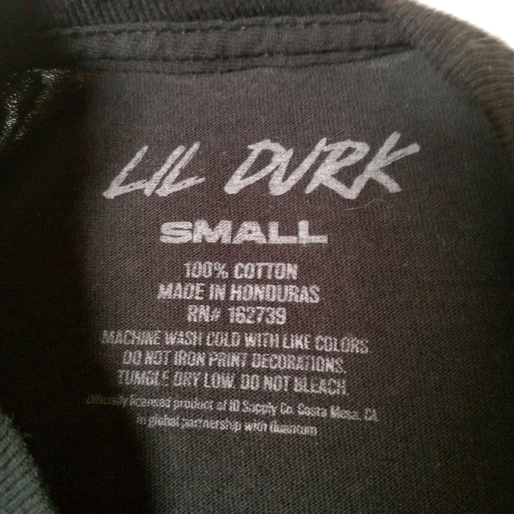 Vintage Lil Durk Shirt Black Short Sleeve T-Shirt Music Graphic Chicago Rapper Rap Chicago Skyline Mens S Size US S / EU 44-46 / 1 - 6 Thumbnail