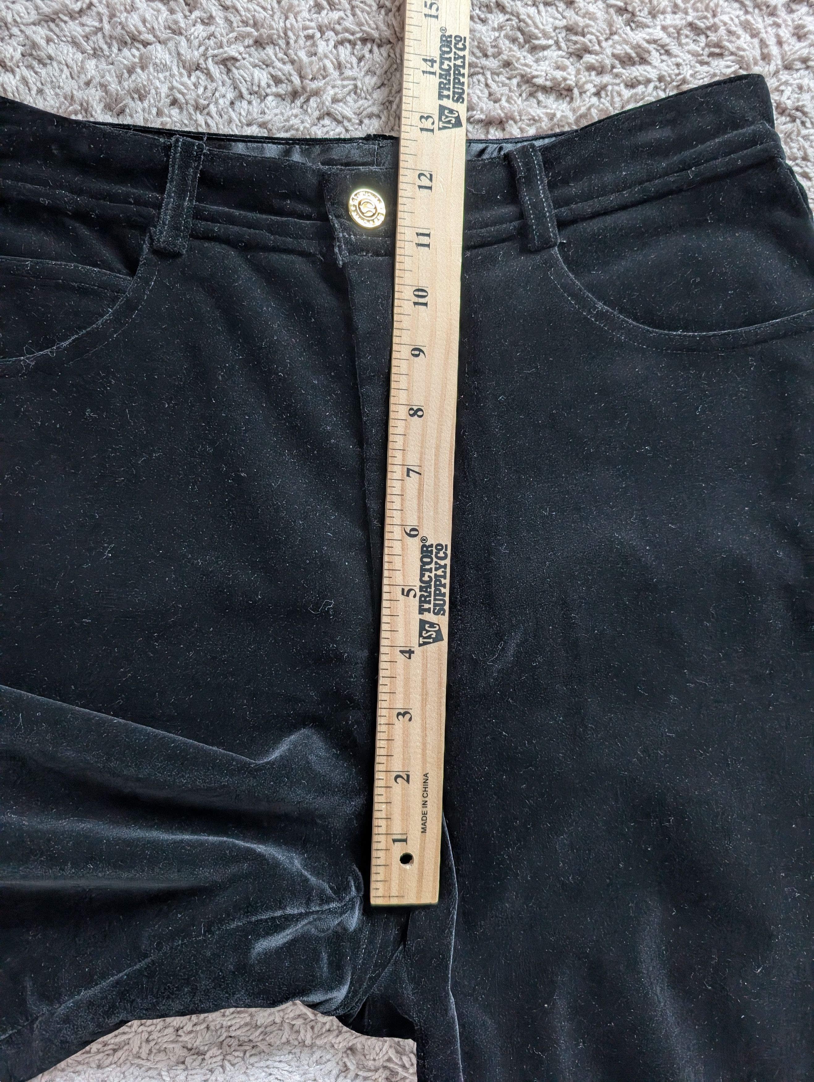 St. John St. John Sport Marie Gray Velvet Straight Leg Pants Size 30" / US 8 / IT 44 - 7 Thumbnail