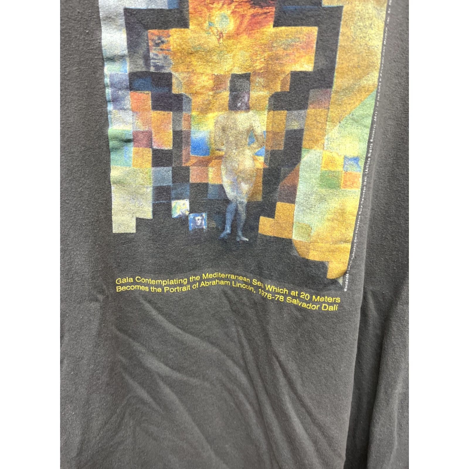 Anvil 2011 The Salvador Dali Museum 1976 Lincoln in Dalivision Shirt 2XL Gray T23 Art Men XS? Size US XXL / EU 58 / 5 - 2 Thumbnail