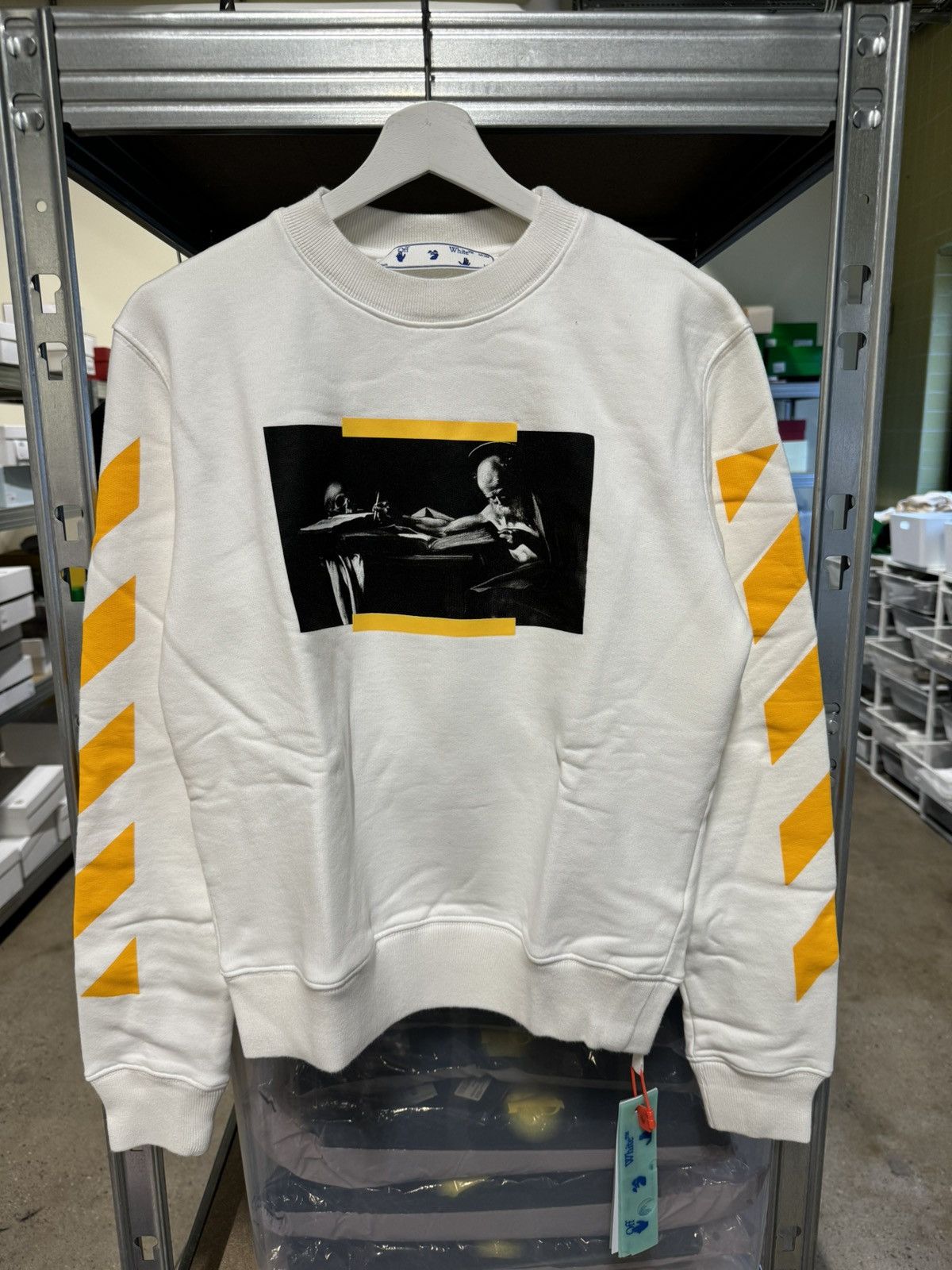 Off-White Off-White Caravaggio Paint Sweatshirt NEW 750$ Size US S / EU 44-46 / 1 - 1 Thumbnail