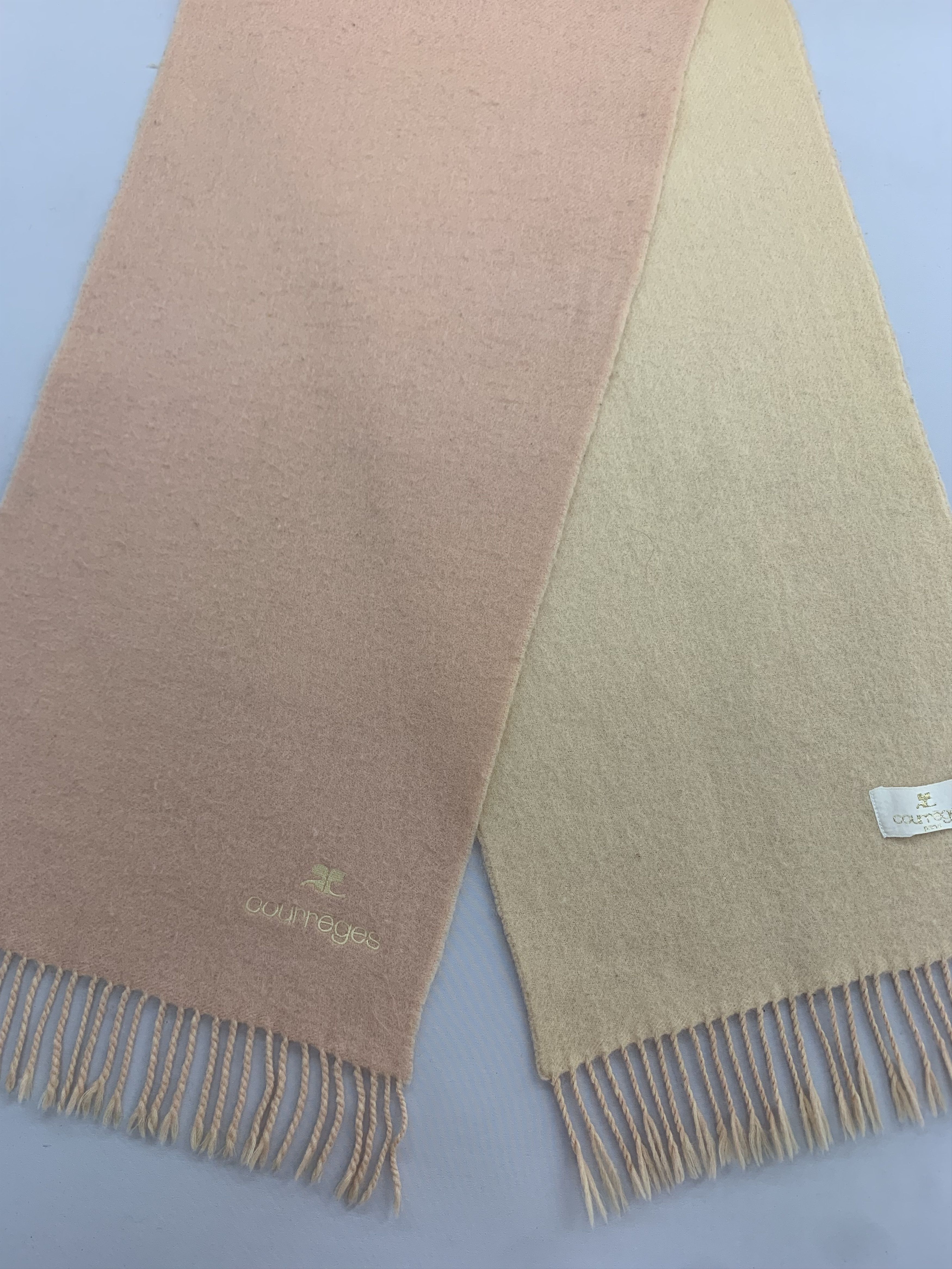 Courreges Courreges Scarf Wool Muffler Neck Wrap BL2104 Size ONE SIZE - 4 Thumbnail