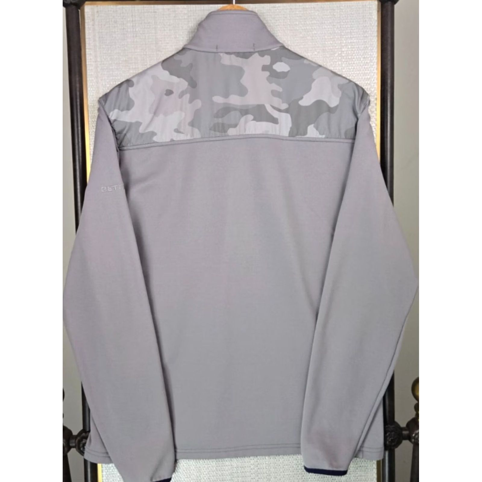 RLX Ralph Lauren RLX Ralph Lauren x Bettinardi Mens Medium 1/2 Zip Jacket Camo Gray Golf Windbreaker Shirt Jacket Pullover Size US M / EU 48-50 / 2 - 7 Thumbnail