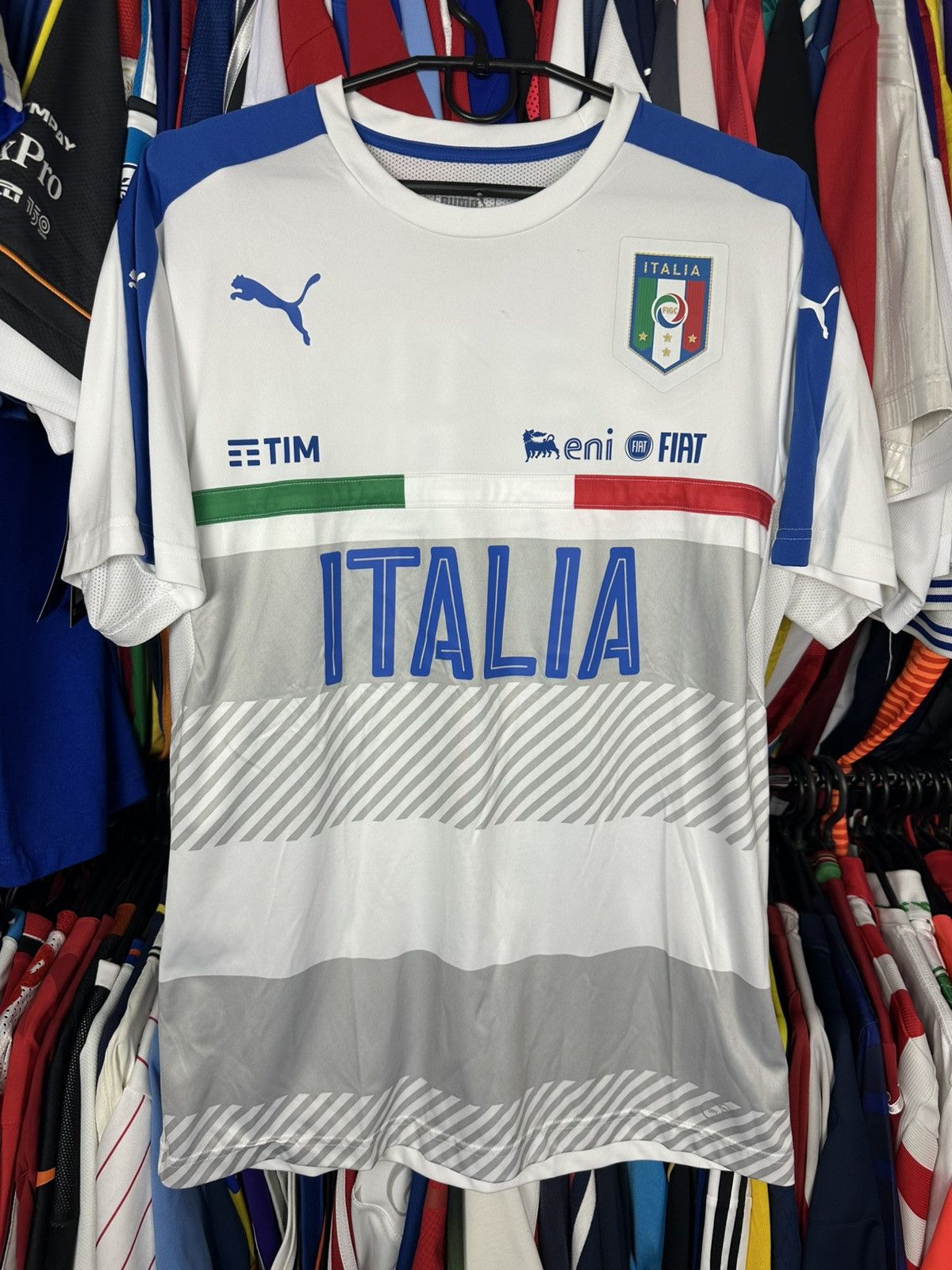 PUMA ITALY 2016 2017 TRAINING FOOTBALL SHIRT SOCCER JERSEY