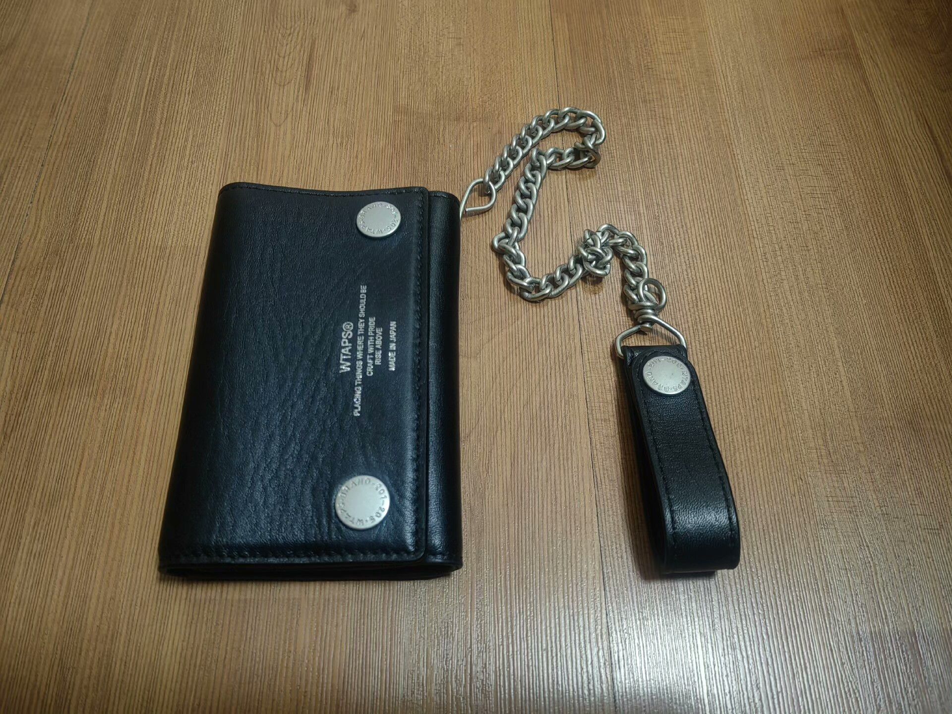 Wtaps wtaps leather wallet with chain detail Size ONE SIZE - 1 Thumbnail