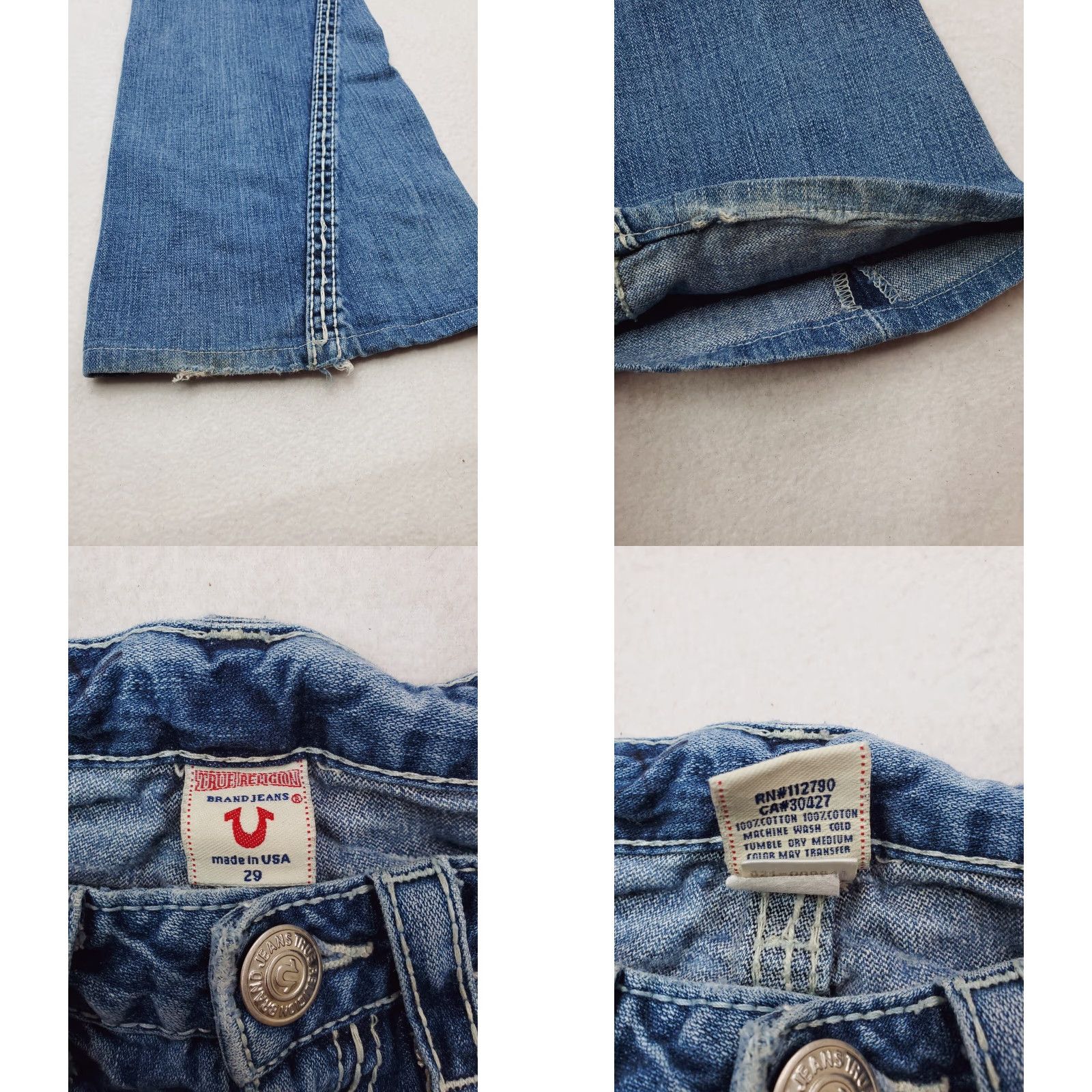 True Religion VINTAGE True Religion Jeans Womens 28 Joey Big