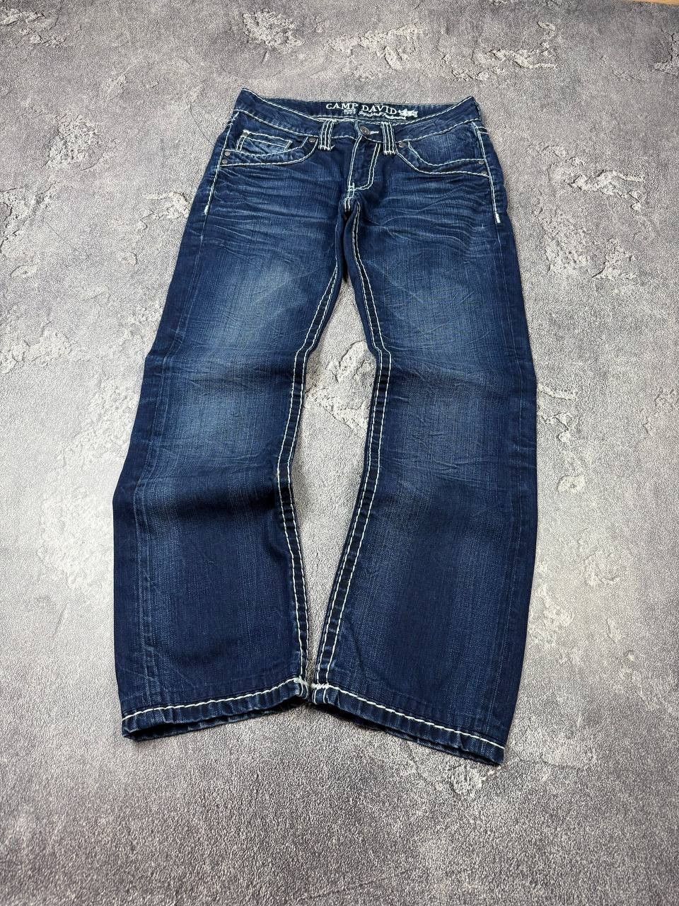 If Six Was Nine Y2K LGB Style Faded Washed Distressed Denim 2000s Size US 32 / EU 48 - 7 Thumbnail