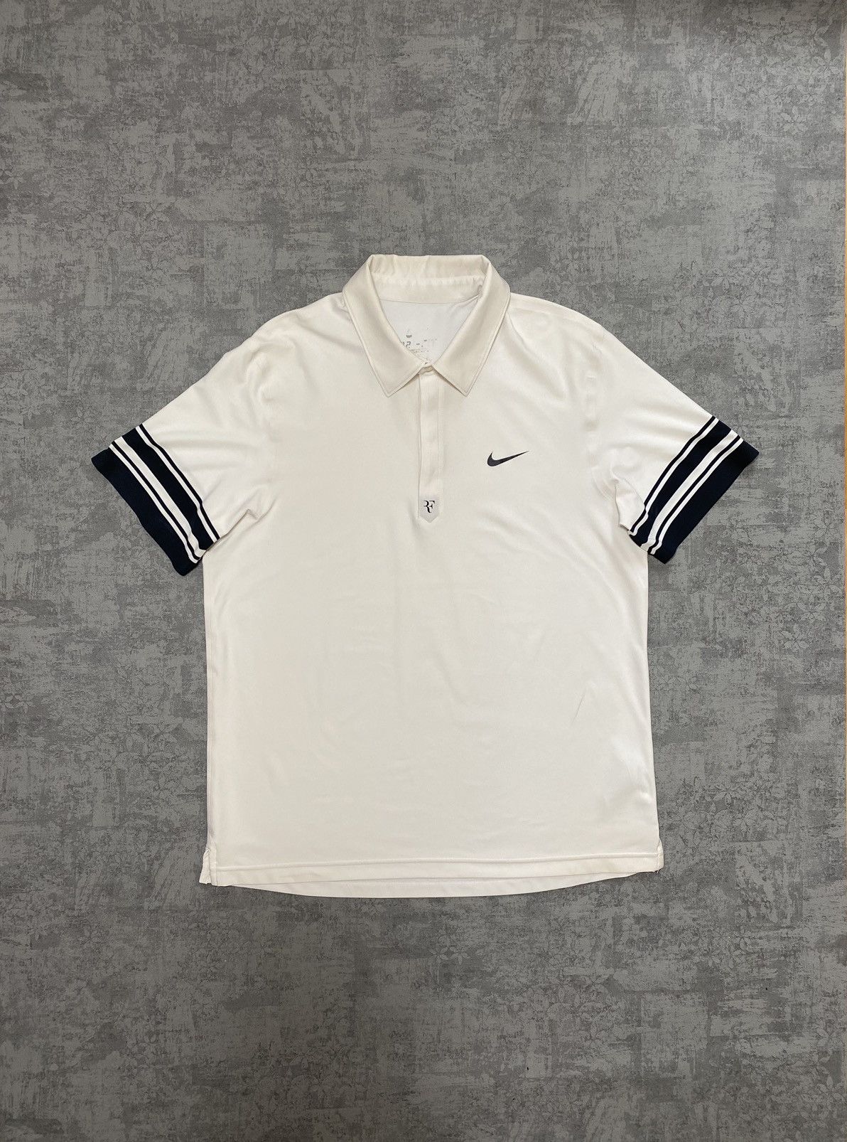 Nike SHIRT RF Roger Federer TENNIS Nike Dri-Fit RARE JERSEY Size US L / EU 52-54 / 3 - 3 Thumbnail