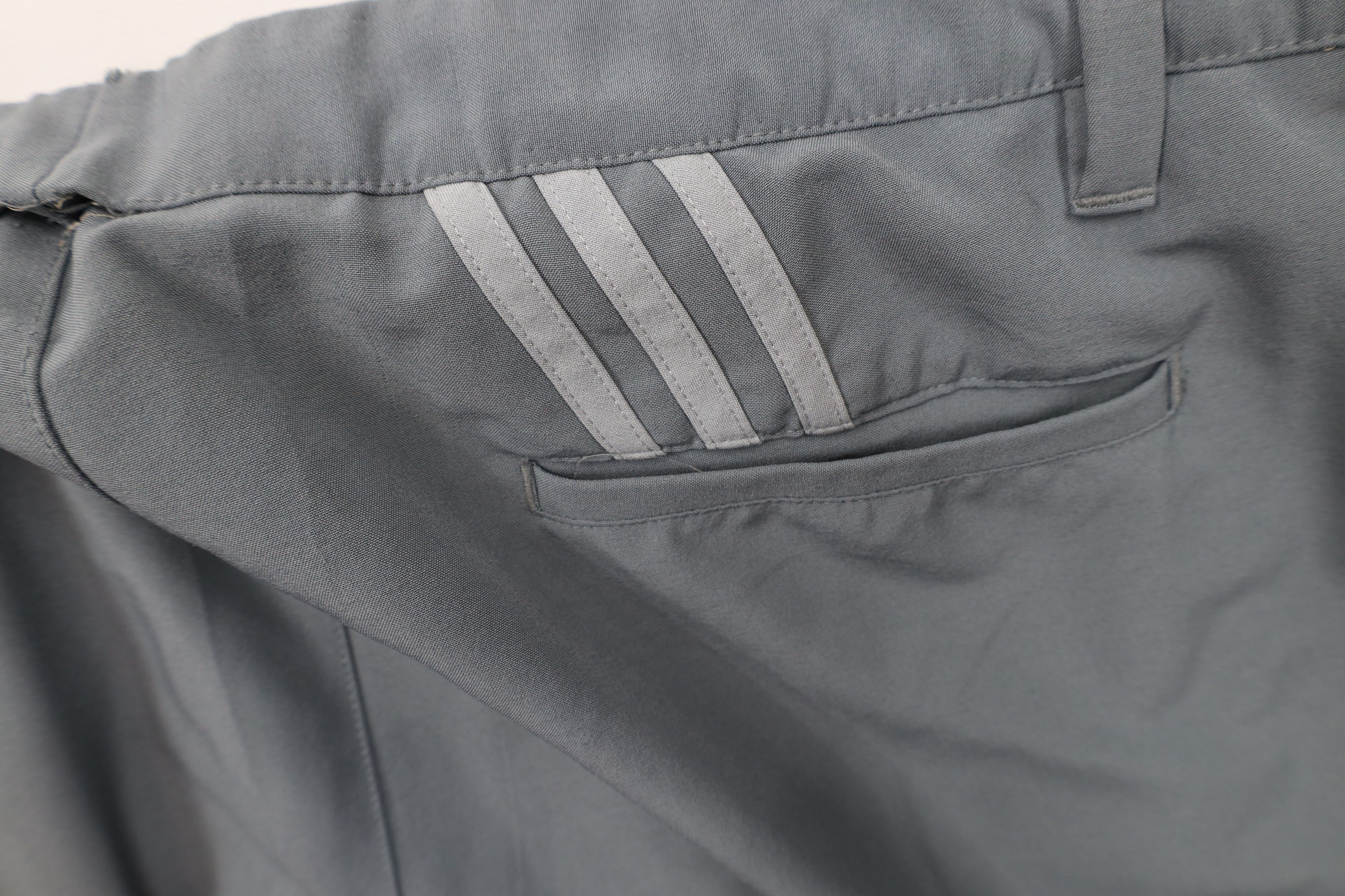 Adidas × Vintage Vintage Y2K Adidas Golf Stretch Wide Leg Chino Pants Gray Size US 40 / EU 56 - 12 Thumbnail