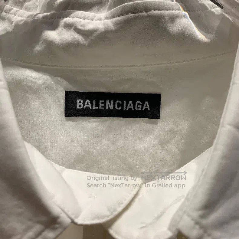 Balenciaga Balenciaga Letter Print Lapel Single-Breasted Long Sleeve Size US XS / EU 42 / 0 - 3 Thumbnail