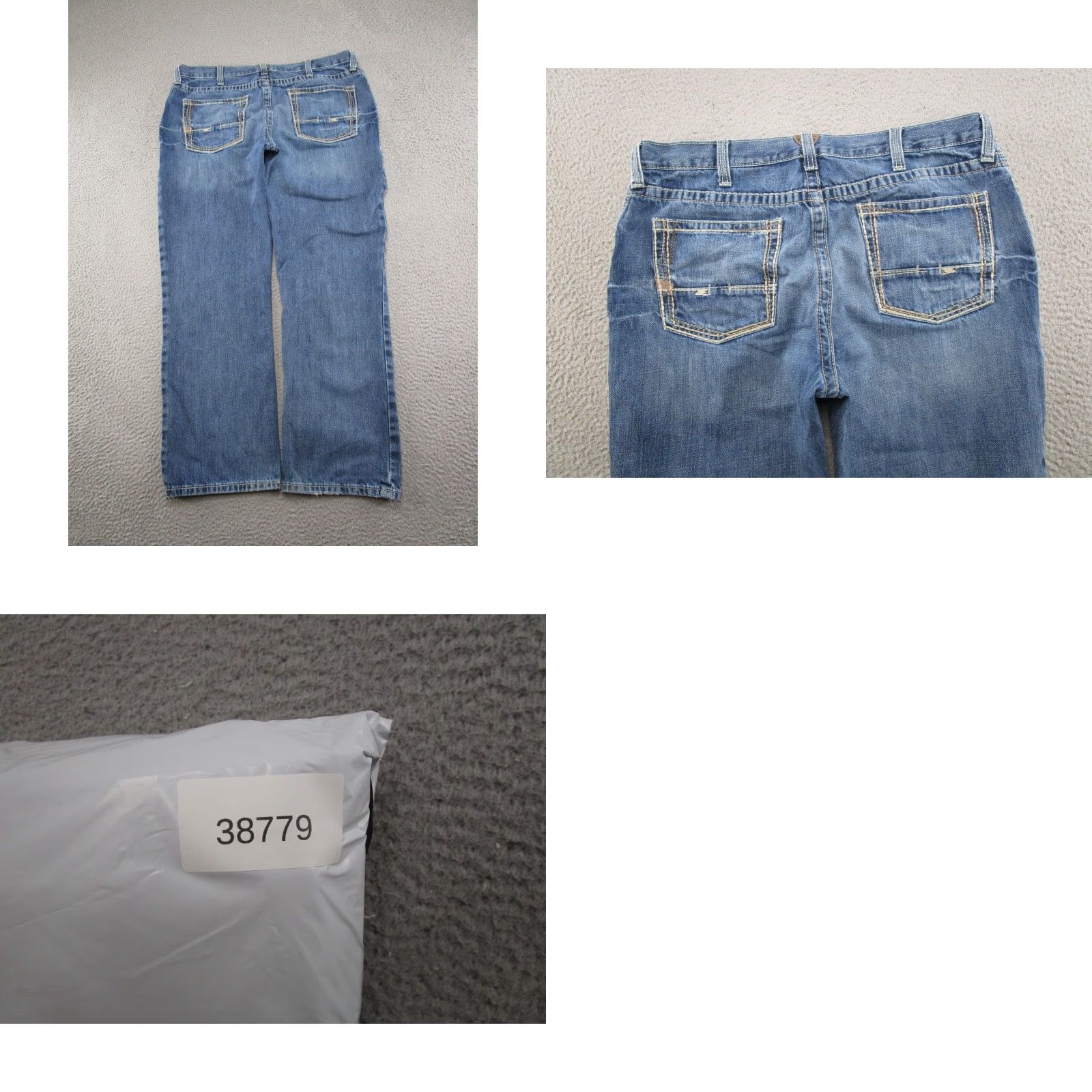 Ariat Ariat Jeans Mens Size 40x32 Blue M4 Low Rise Boot Bootcut Western Workwear Jeans Size US 40 / EU 56 - 9 Thumbnail