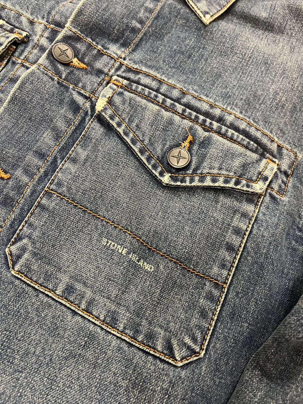 Stone Island Stone Island 00’s Denim Jacket Size US L / EU 52-54 / 3 - 7 Thumbnail
