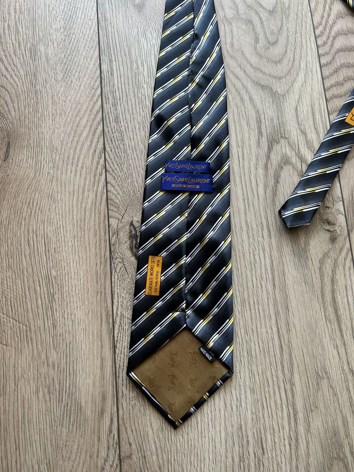 Vintage × Yves Saint Laurent Yves Saint Laurent Silk Pattern Tie Vintage Size ONE SIZE - 5 Thumbnail