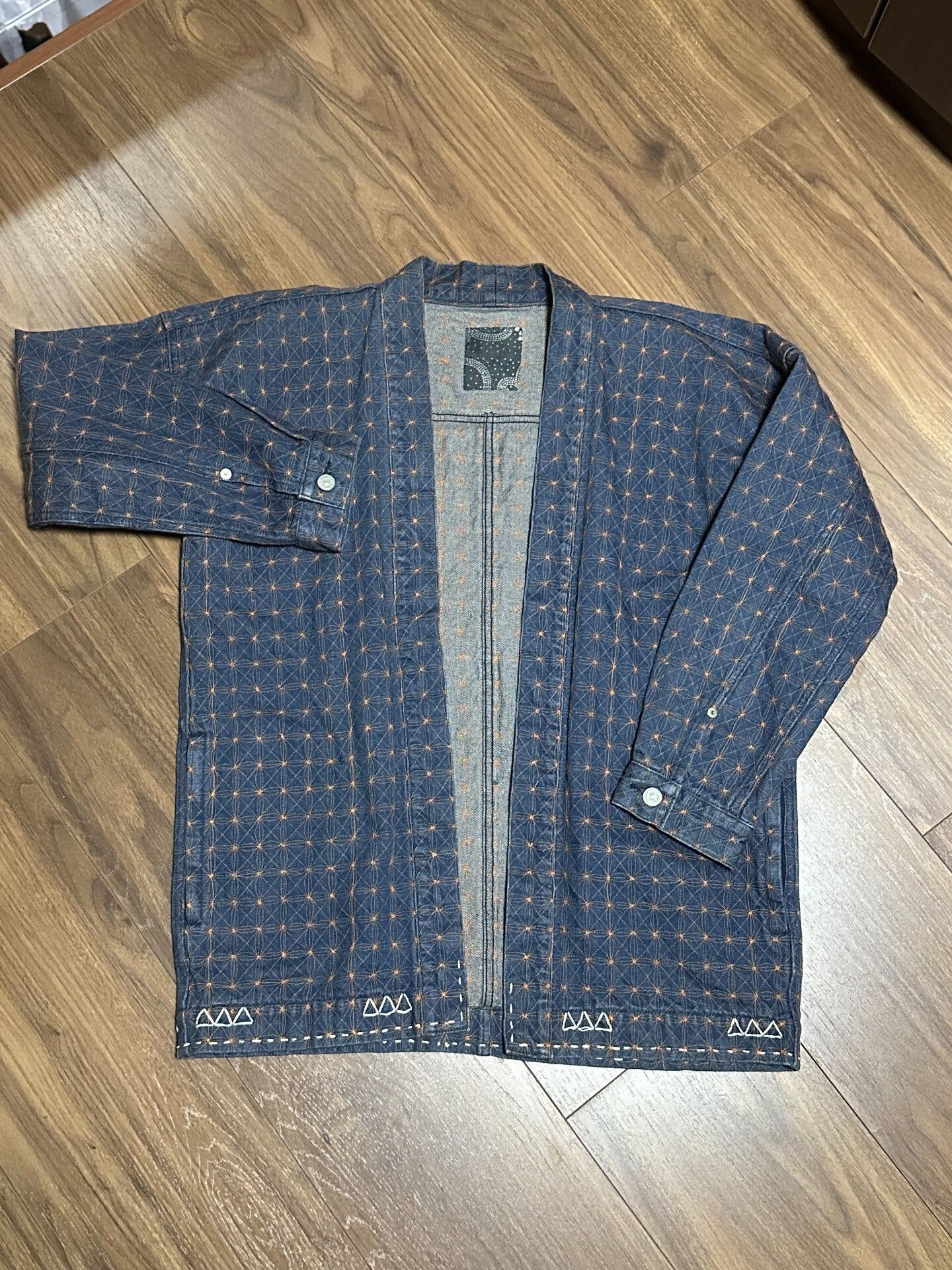 Visvim Visvim Sashiko Sanjuro Kimono Jacket Size US M / EU 48-50 / 2 - 1 Thumbnail