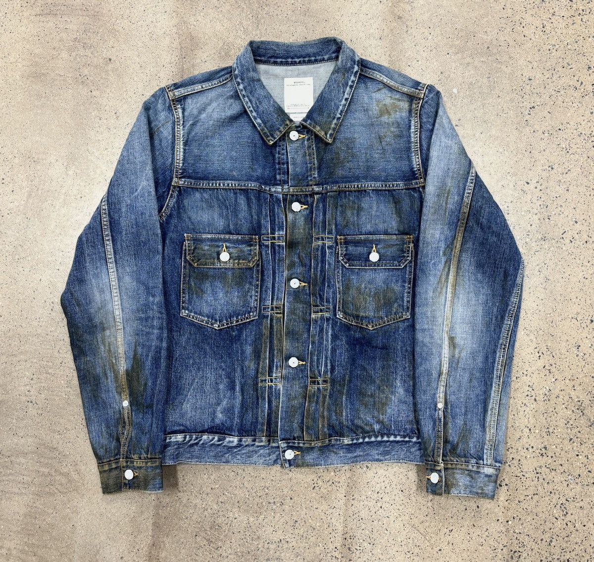 Visvim Visvim 101 JKT DRY DMGD-999 20SS Dry999 Size4 | Grailed