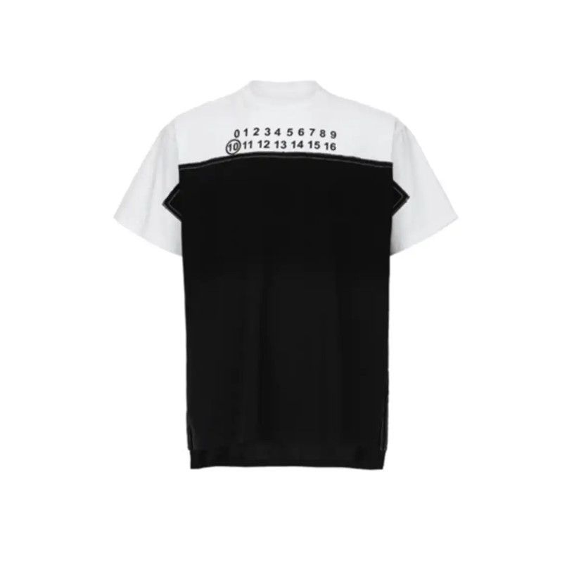 Maison Margiela Maison Margiela Black Cotton T-Shirt Size L 0089 Size US L / EU 52-54 / 3 - 1 Thumbnail