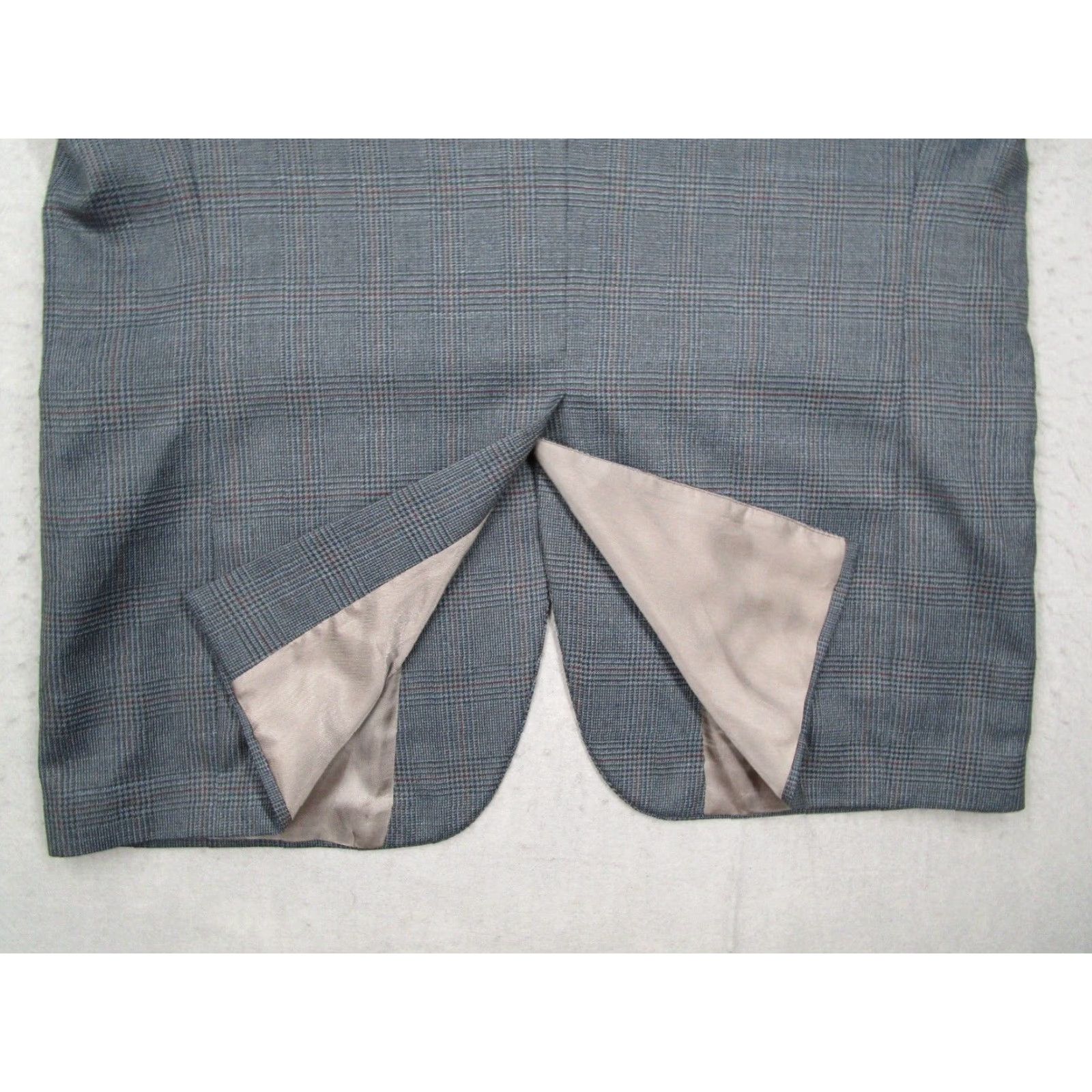 Austin Reed Austin Reed Blazer Men 42 Regular Blue Wool 2 Button Single-Breasted Plaid Jacket - Made in USA Size 42R - 7 Thumbnail
