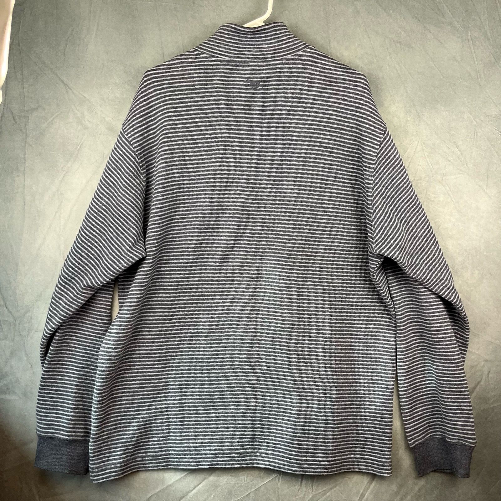 Rodd & Gunn Rodd & Gunn Sweater Blue Striped Quarter Zip Pullover Casual Size US XL / EU 56 / 4 - 10 Thumbnail