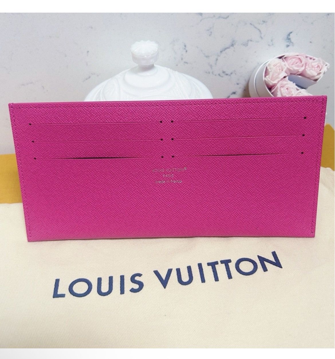 Louis Vuitton Authentic Louis Vuitton NEW Kirigami Card Holder FLUO Pink Size ONE SIZE - 2 Thumbnail