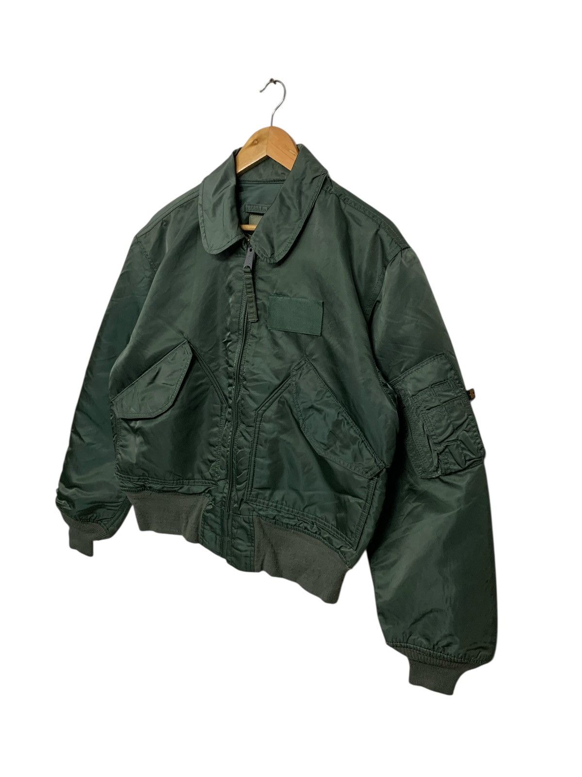 Alpha Industries Rare Vintage 90's Alpha Industries Bomber Jacket Made in USA Size US M / EU 48-50 / 2 - 2 Thumbnail