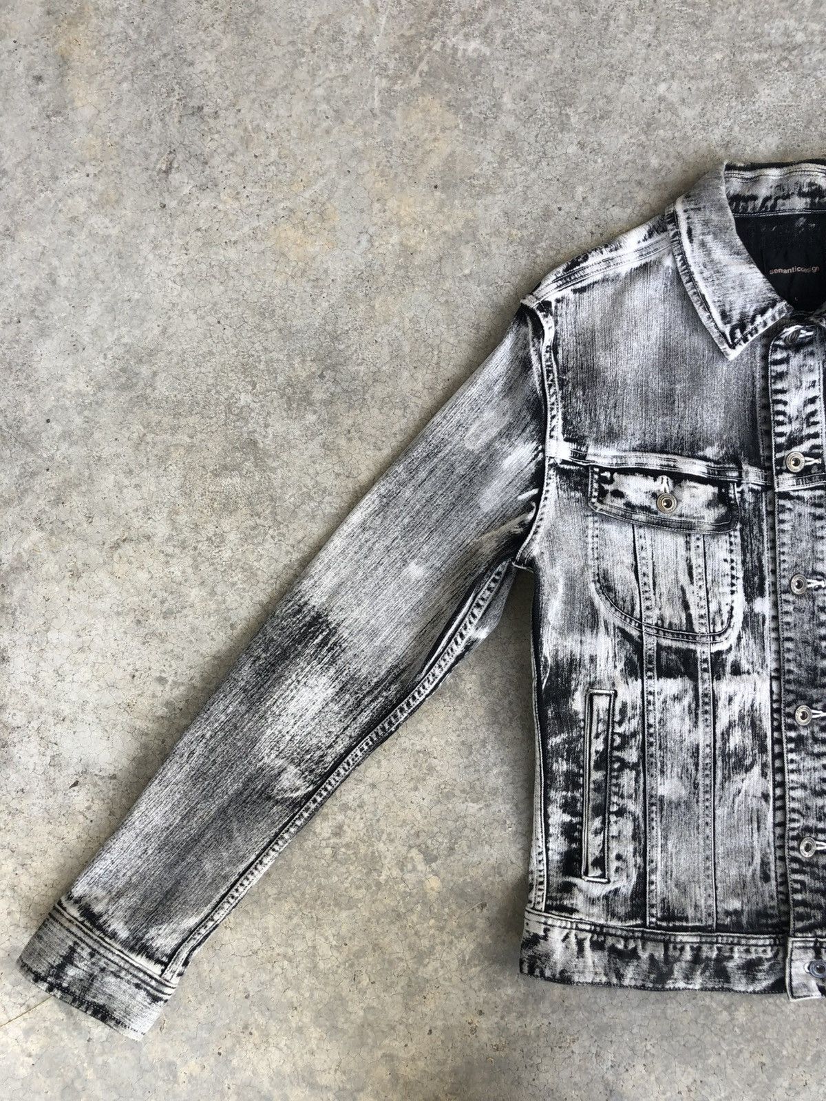semanticdesign Semantic Design Denim Jacket Distressed Denim Size US M / EU 48-50 / 2 - 5 Thumbnail