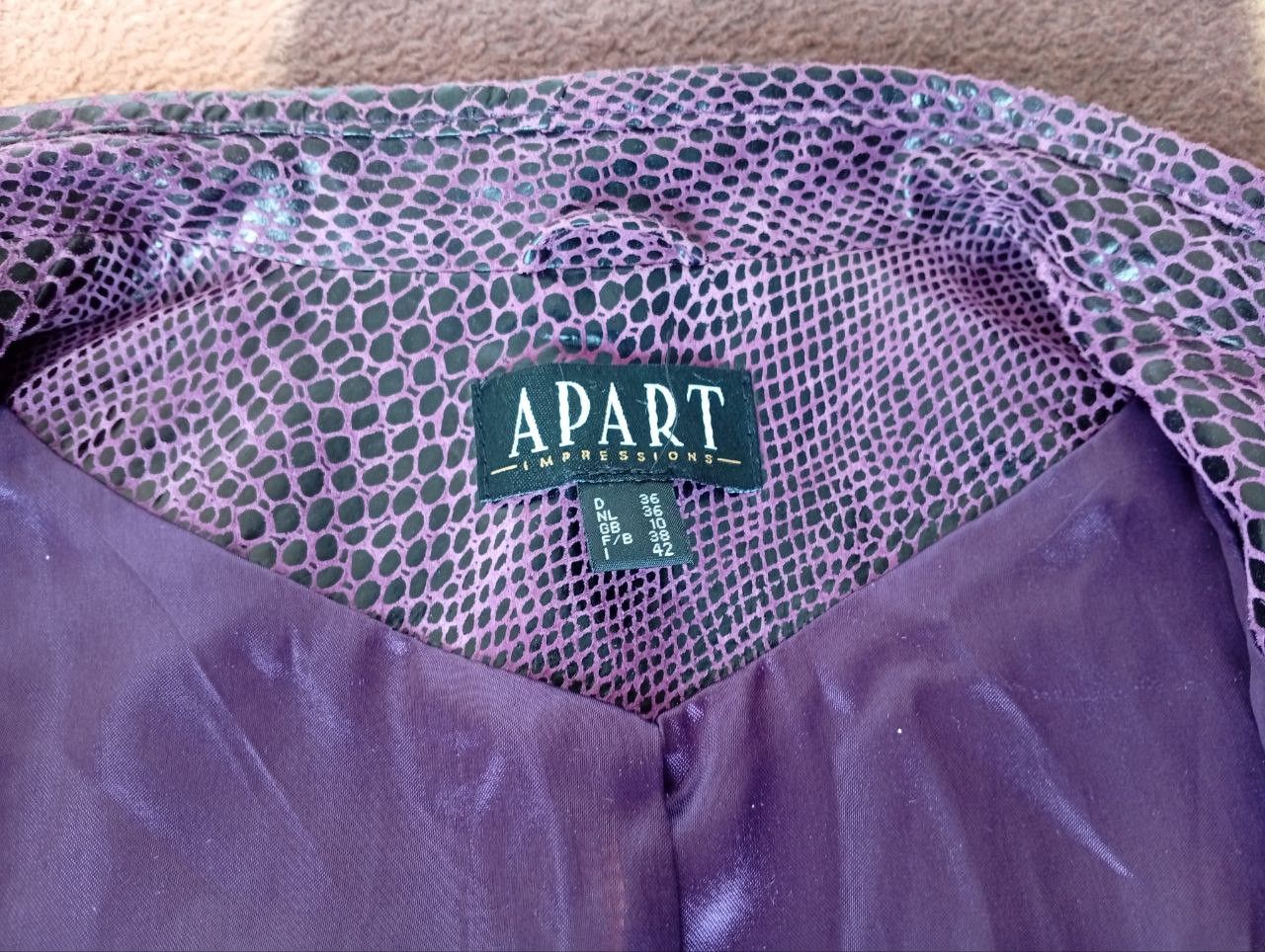 Apiece Apart Leather windbreaker Apart in excellent condition. Size S-M. Size M / US 6-8 / IT 42-44 - 6 Thumbnail