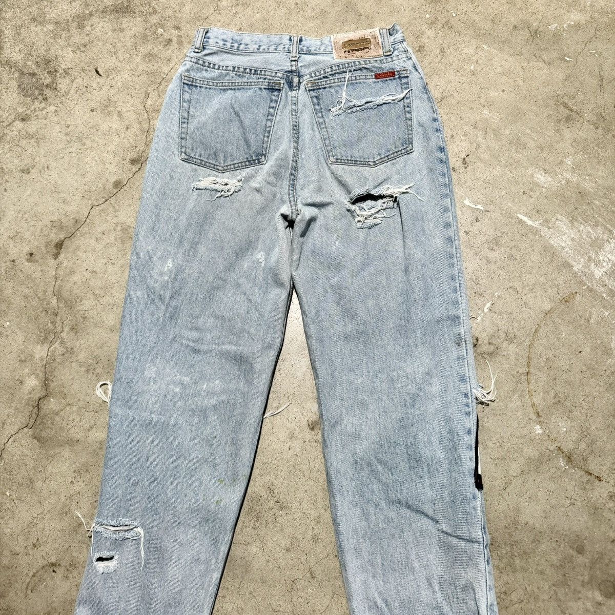 Vintage VINTAGE CUSTOM PUNK JEANS! Size US 29 - 7 Thumbnail