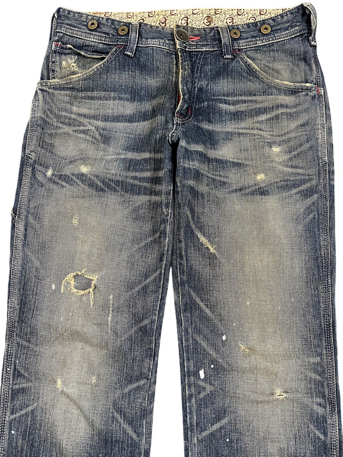 Edwin Vintage Edwin 503 Bluetrip Flare Mudwash Denim Size US 32 / EU 48 - 2 Thumbnail