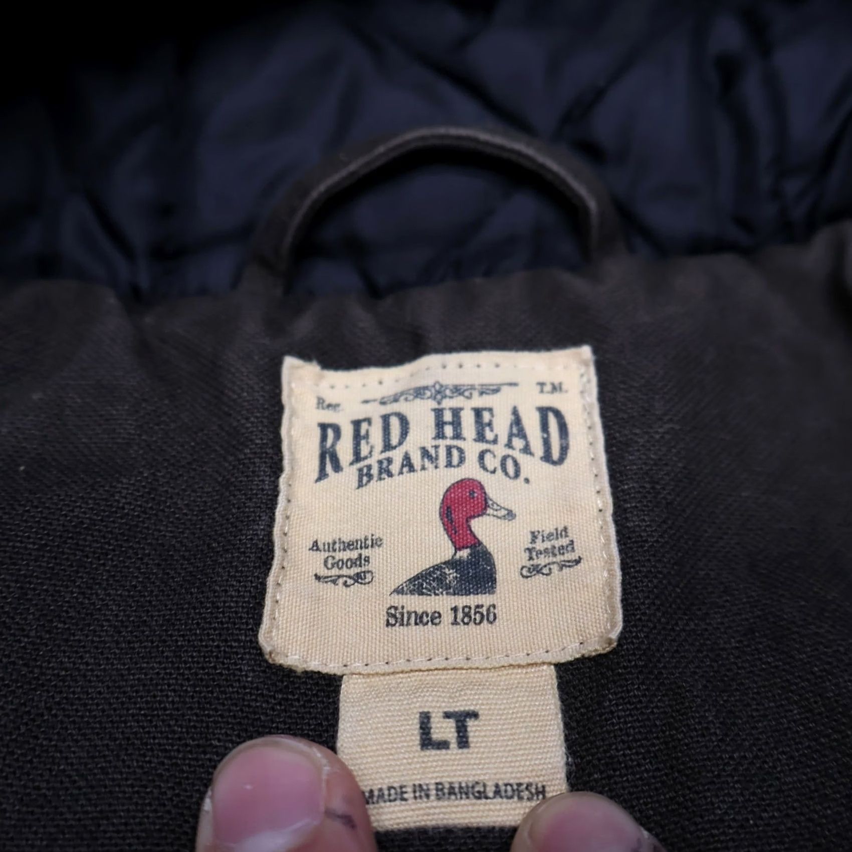Vintage RedHead Jacket Mens Large Tall Brown Canvas Quilt Lined Workwear Winter Outdoor Size US L / EU 52-54 / 3 - 6 Thumbnail