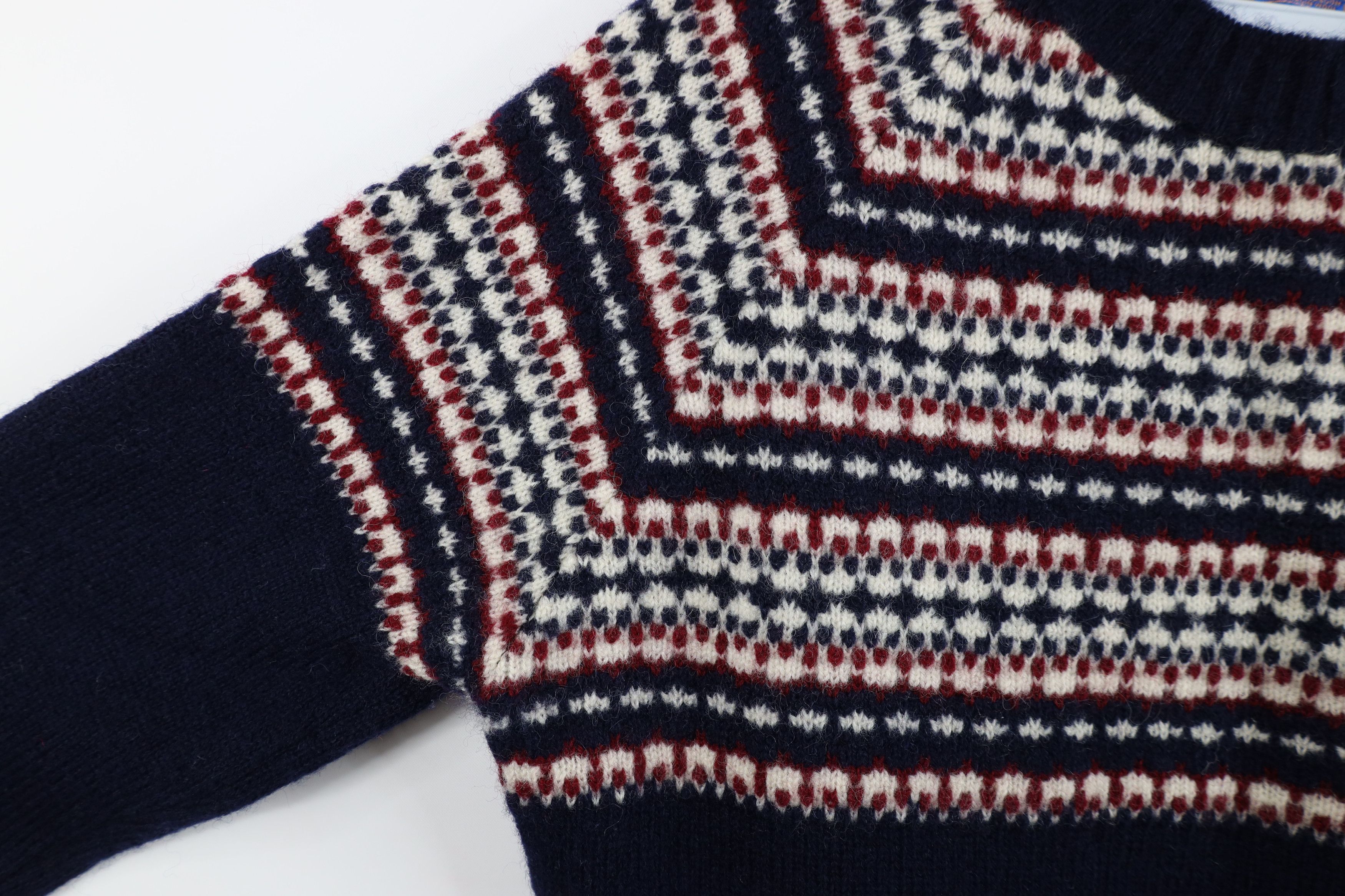 Pendleton Vintage 70s Pendleton Wool Fair Isle Knit Sweater USA Size L / US 10 / IT 46 - 5 Thumbnail