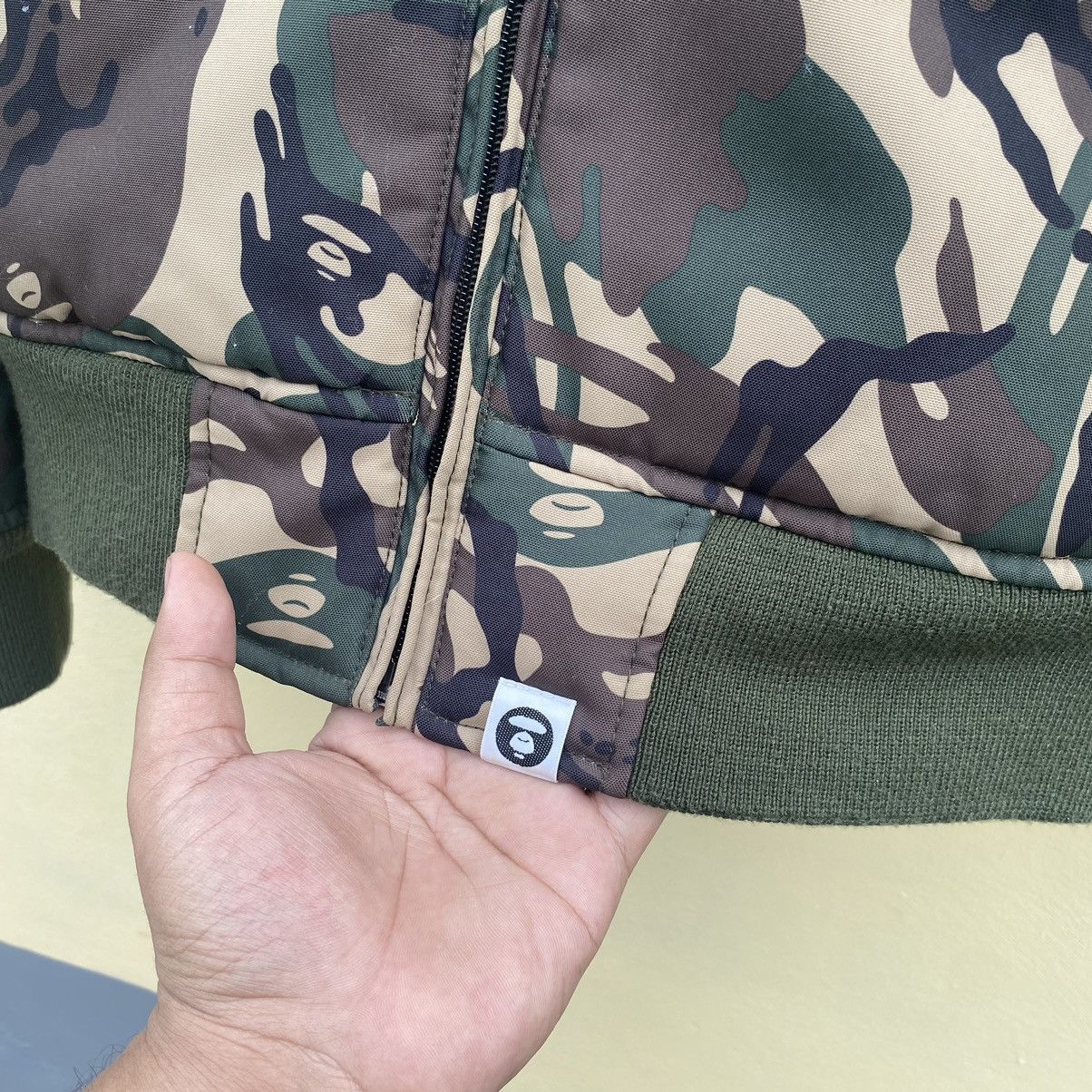 Aape × Bape Aape Quilted Zip Jacket Size US S / EU 44-46 / 1 - 9 Thumbnail