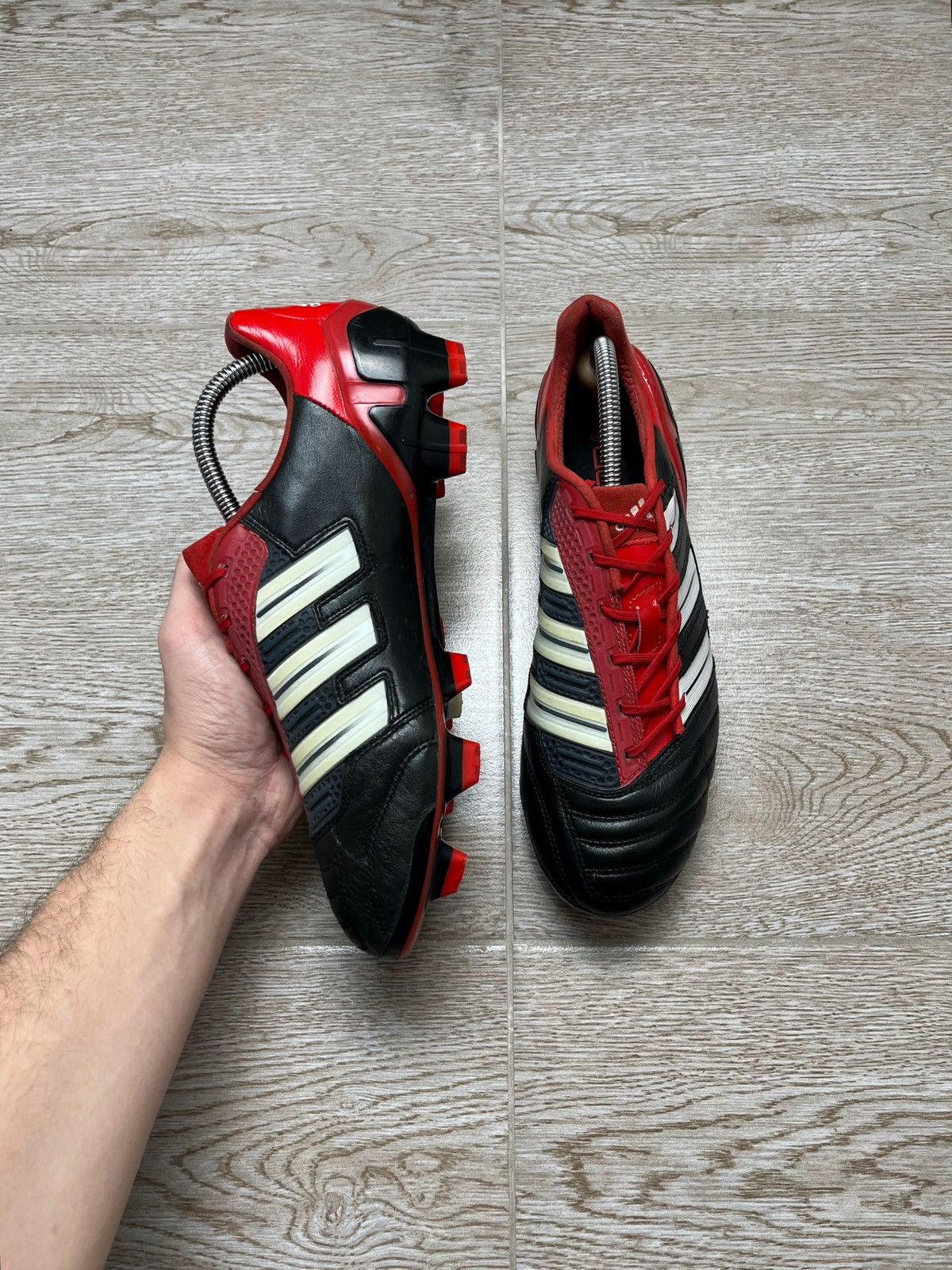 Adidas Adidas Predator Adipower FG Black Football Cleats Size US 8.5 / EU 41-42 - 7 Thumbnail