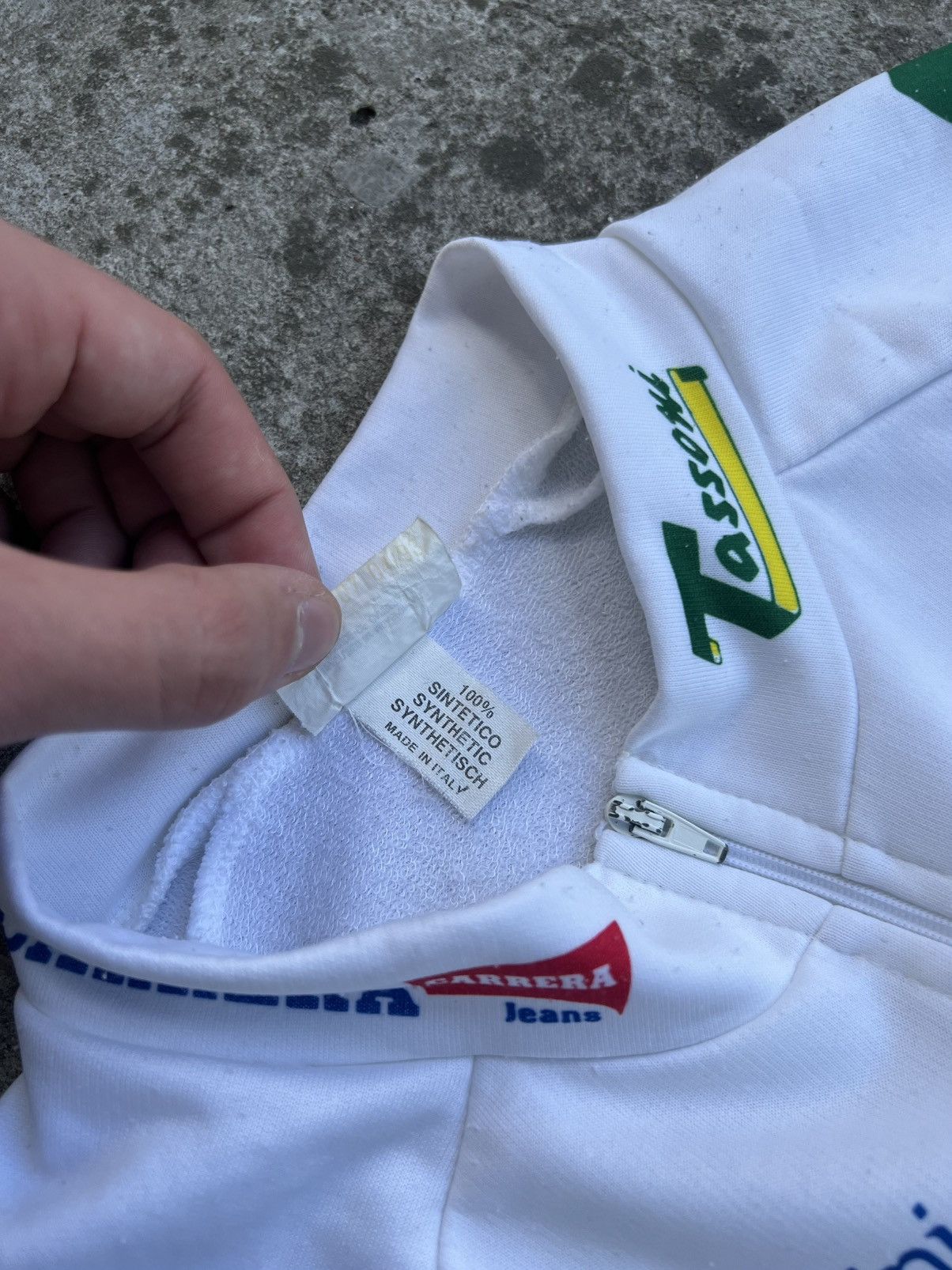 Carrera Vintage Maglia Cycling Jersey Carrera Jeans Maillot TDF 1992 Size US L / EU 52-54 / 3 - 9 Thumbnail
