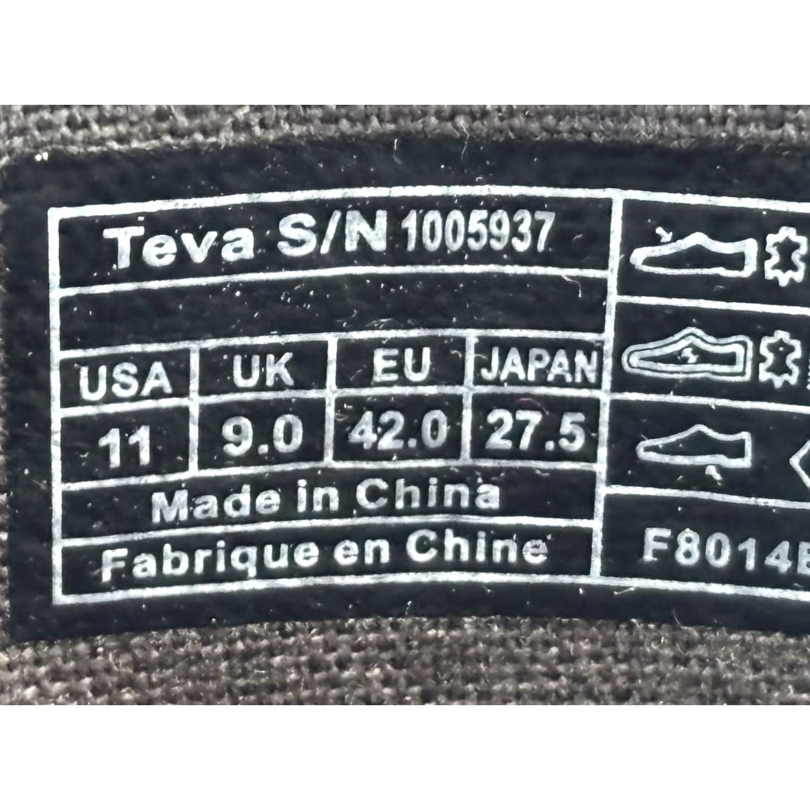 Teva Teva Womens Boot Riding 11 Brown Leather Zipper Waterproof Mid-Calf Block Heel Size US 11 / IT 41 - 6 Thumbnail