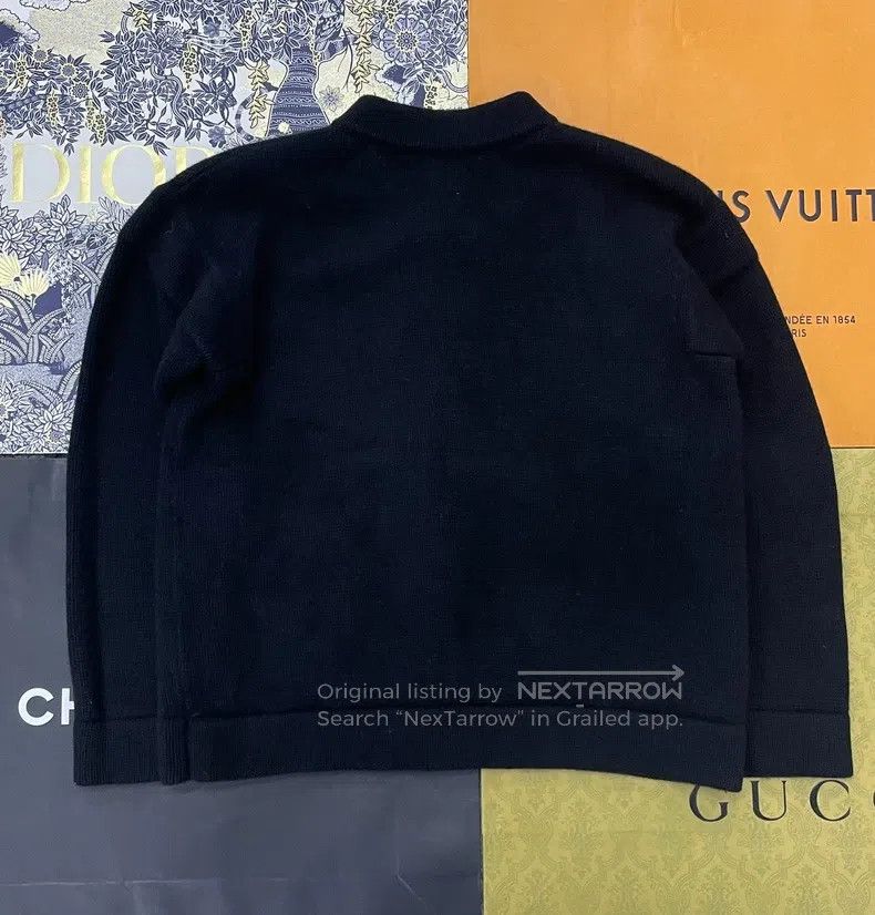 Chanel Chanel Black multi-element silhouette cashmere knitted car Size XXS / US 00 / IT 34 - 4 Thumbnail