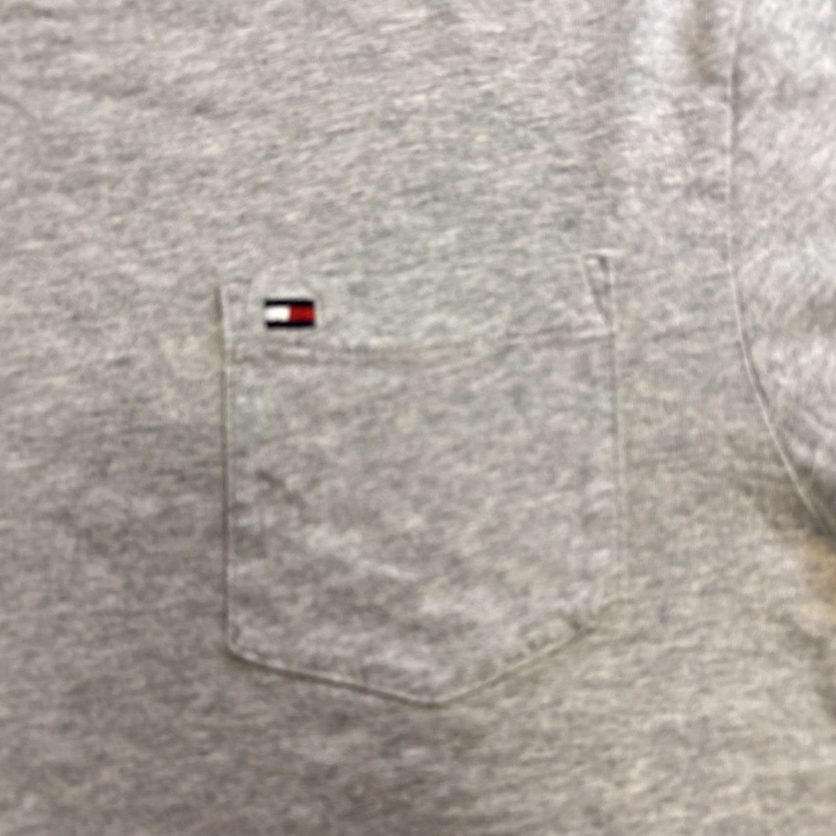 Tommy Hilfiger Tommy Hilfiger Men's Tee Gray Heather Pocket Tee Shirt M Threads: Tommy Hilfiger Tommy Jeans Logo Embroidered Size US M / EU 48-50 / 2 - 2 Thumbnail
