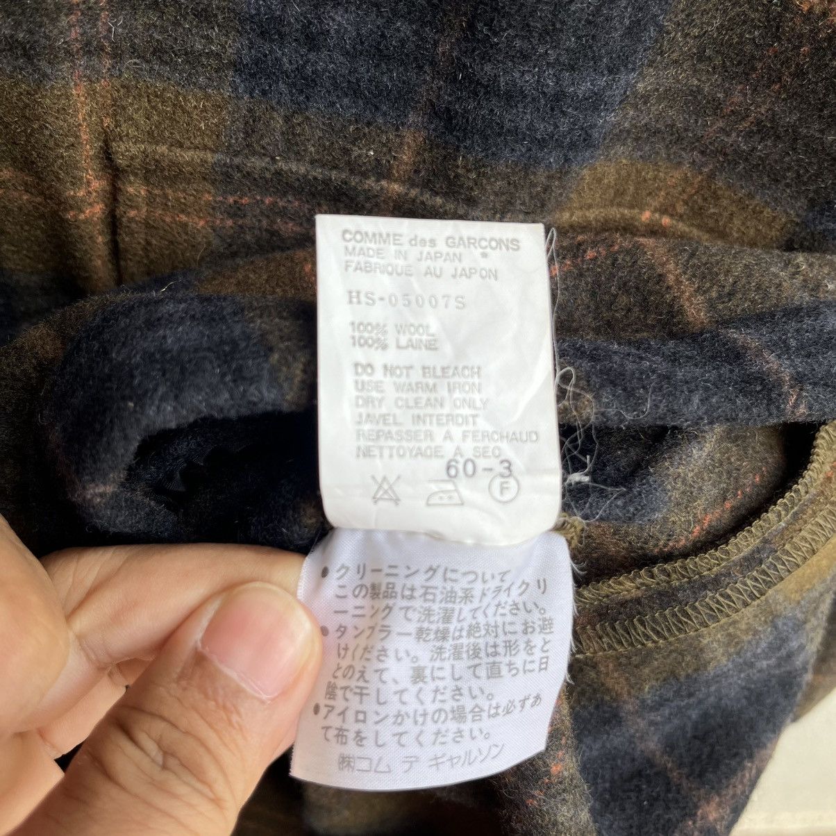 Comme des Garcons Homme COMME DES GARCONS wool jacket AD1989 Size US M / EU 48-50 / 2 - 5 Thumbnail