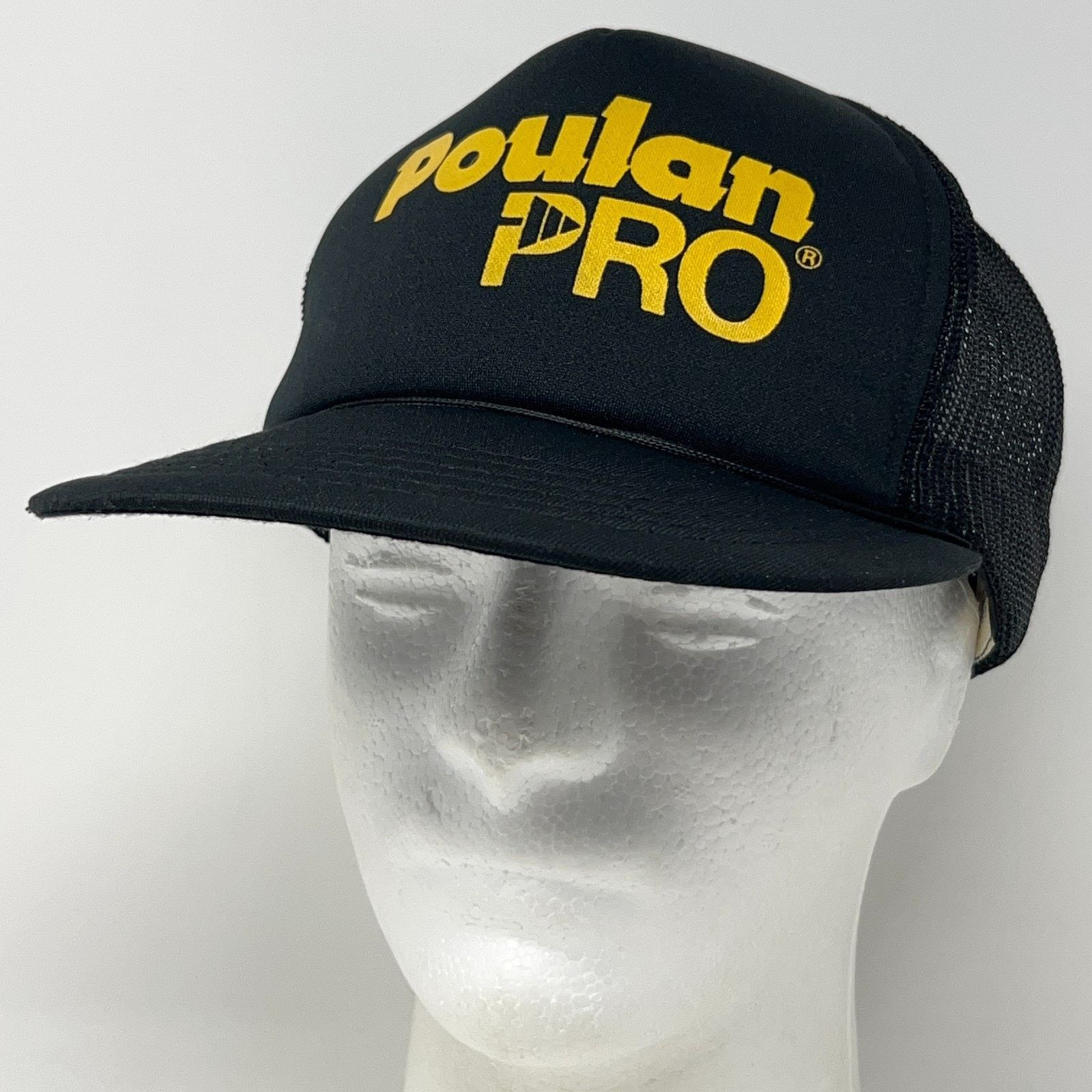 Vintage Vintage Poulan Pro Chainsaw Trucker Hat Baseball Cap Black Size ONE SIZE - 9 Thumbnail