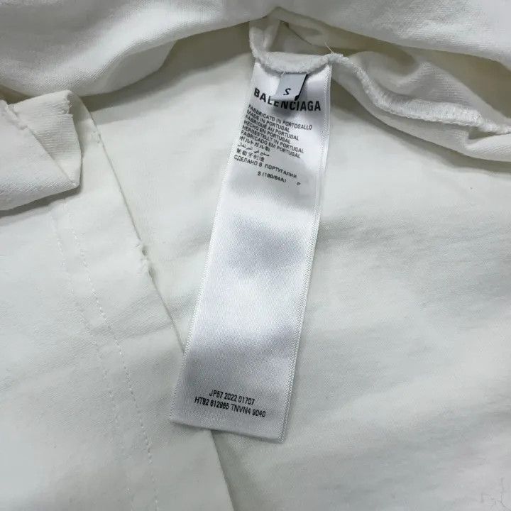Balenciaga Balenciaga Logo Print Short Sleeve T-shirt 0079-2507 Size S / US 4 / IT 40 - 1 Thumbnail