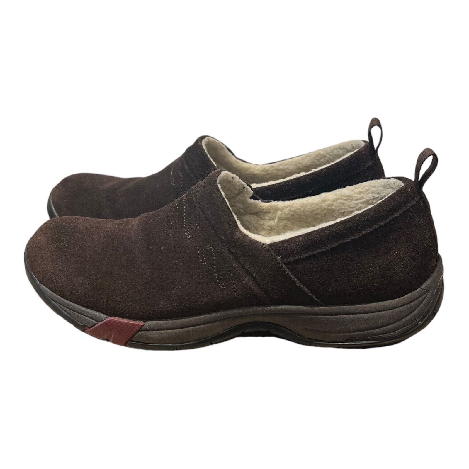 Scholl Dr. Scholl’s Suede Slip On Women’s Size 7 Dark Brown Faux Fu Size US 7 / IT 37 - 3 Thumbnail