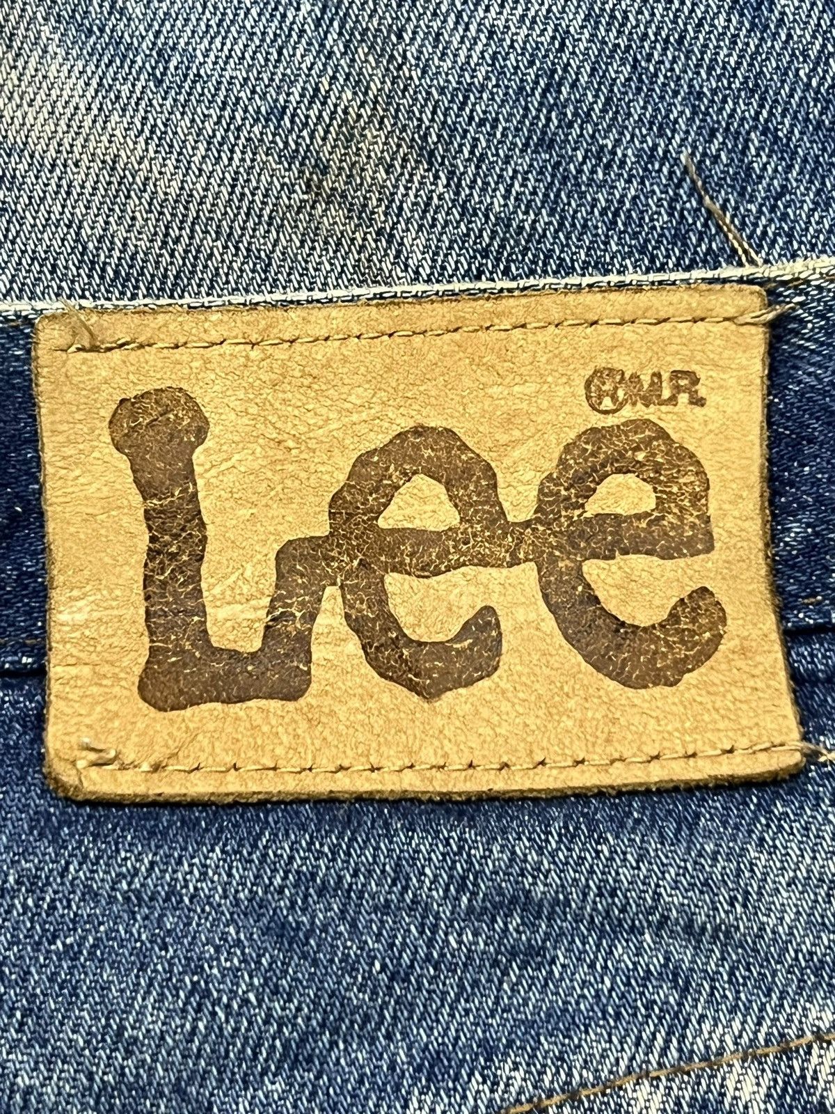 Lee Vintage 80s Lee Riders USA - Faded Wash, Distressed Denim Size US 28 / EU 44 - 11 Thumbnail