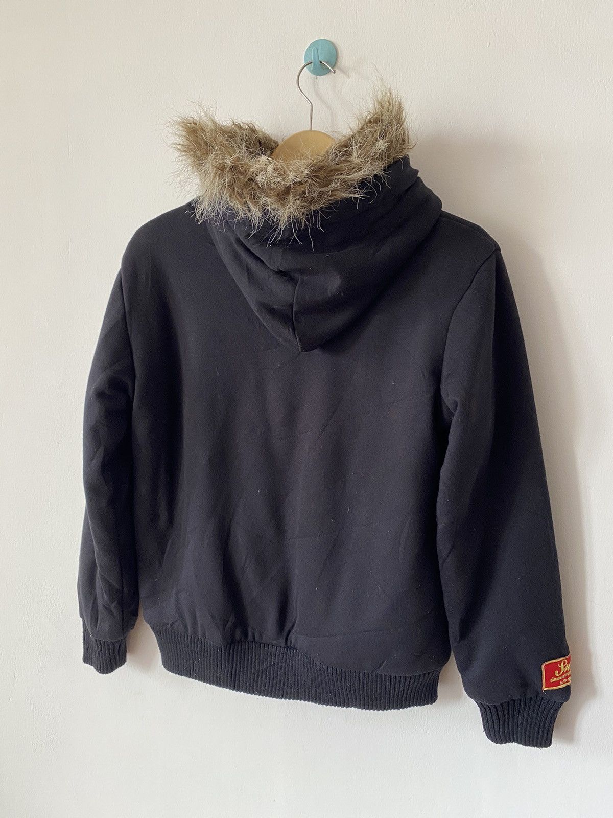 Le Grande Bleu (L.G.B.) Vintage Body Glove Zipper Hoodie Faux Fur Size US M / EU 48-50 / 2 - 13 Thumbnail