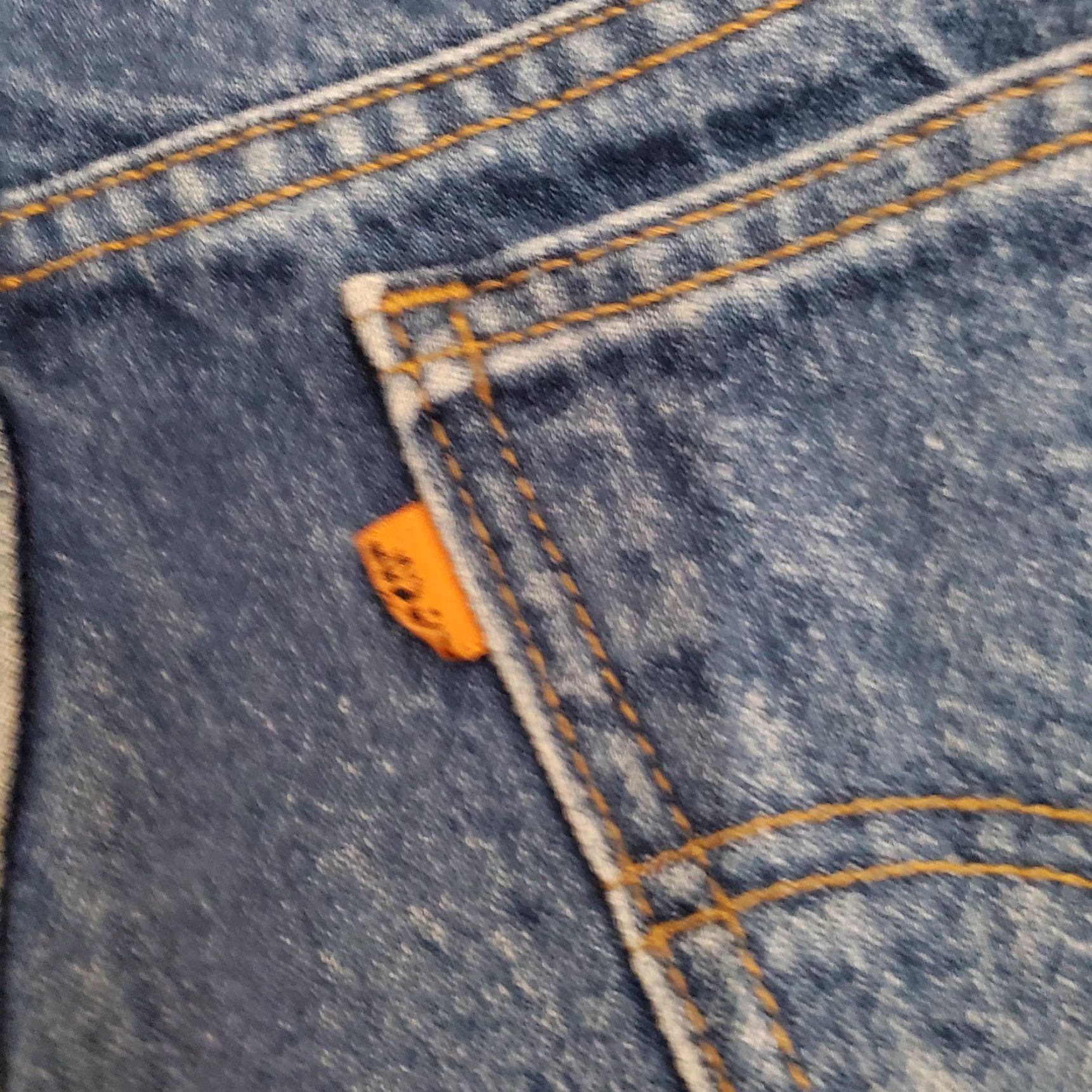 Levi's VINTAGE Levi's 517 Jeans Mens 38x29 Blue Bootcut Slim Fit Orange Tab Denim 80s Size US 38 / EU 54 - 4 Thumbnail