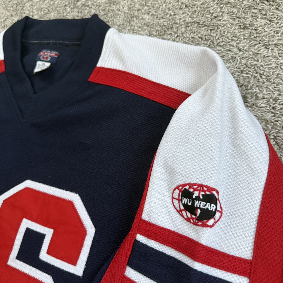 Wu-Tang Clan 🔴Wu-Wear Jersey Size XL Hockey Wu-Tang Clan 36 Rare Raekwon Size US XL / EU 56 / 4 - 7 Thumbnail