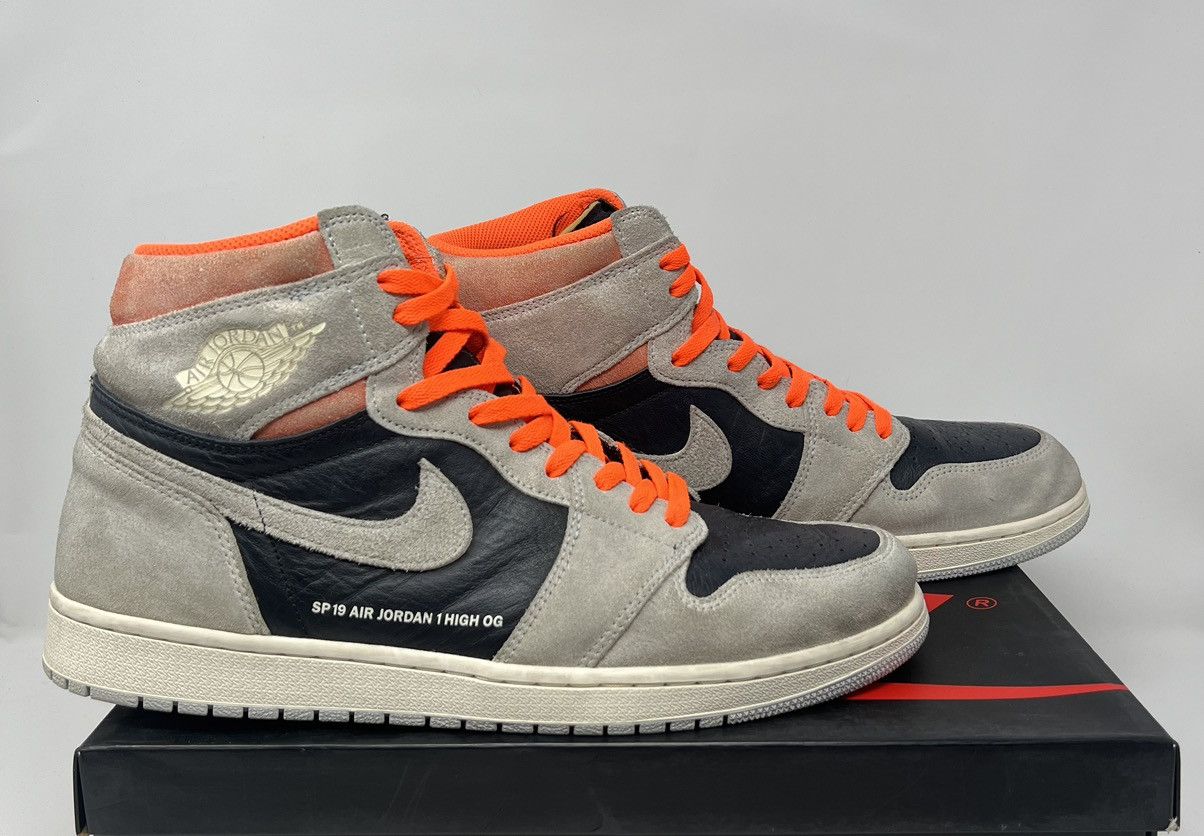 image of Jordan Brand 1 Retro High OG Neutral Grey 2019 Shoes, Men's (Size 14)