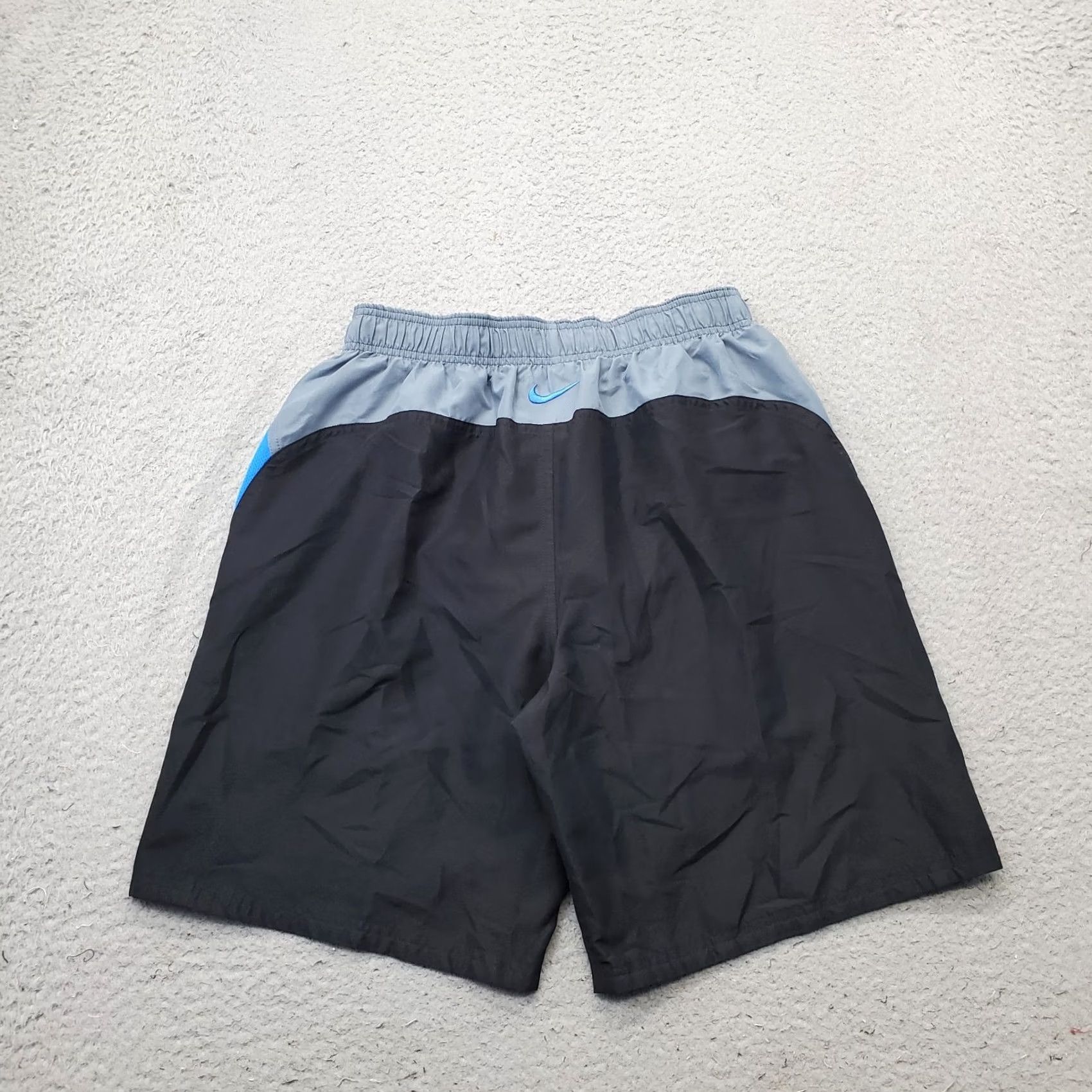 Nike Nike Swim Trunks Shorts Mens M Multicolor Swoosh Logo Elastic Waist Drawstring, Trunks, Nike, Mens, Size M, Multicolor, 90s? Size US 31 - 2 Thumbnail